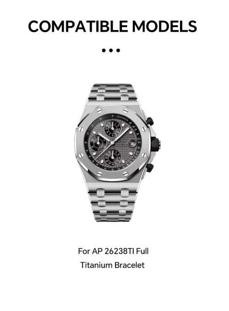 Vagenari S-Grade TPU Watch Protective Film For AP 26238TI Full Titanium Bracelet