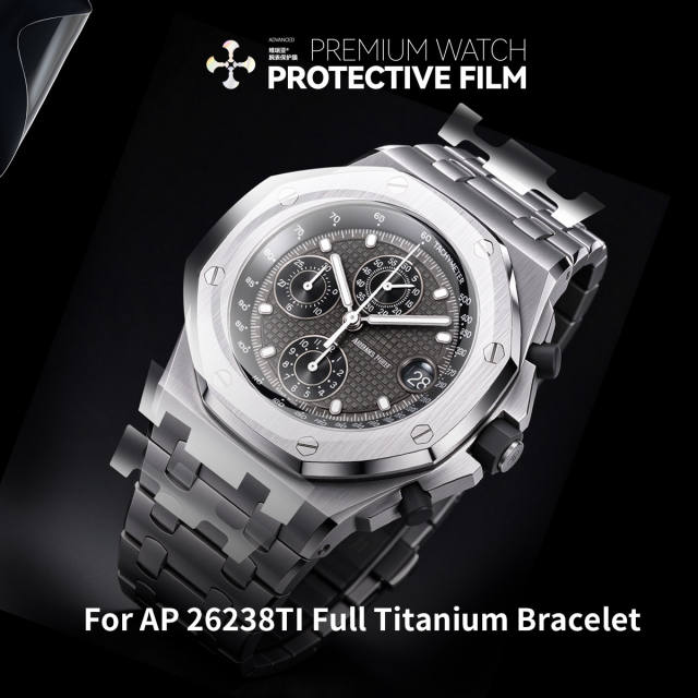Vagenari S-Grade TPU Watch Protective Film For AP 26238TI Full Titanium Bracelet
