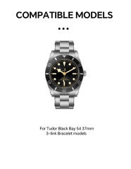Vagenari S-Grade TPU Watch Protective Film For Tudor Black Bay 54 37mm  3-link Bracelet models
