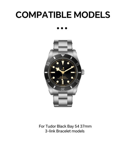 Vagenari S-Grade TPU Watch Protective Film For Tudor Black Bay 54 37mm  3-link Bracelet models