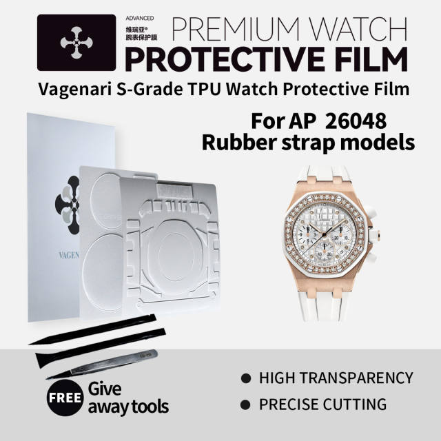 Vagenari S-Grade TPU Watch Protective Film For AP  26048 Rubber strap models