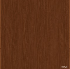 N21281 Melamine paper with wood grain