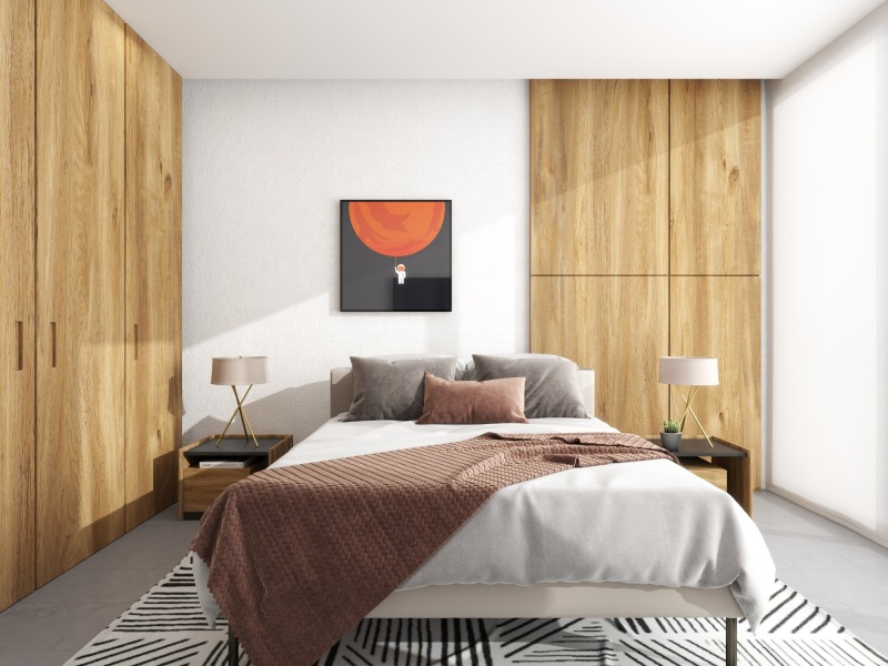 H00017 Melamine paper with wood grain