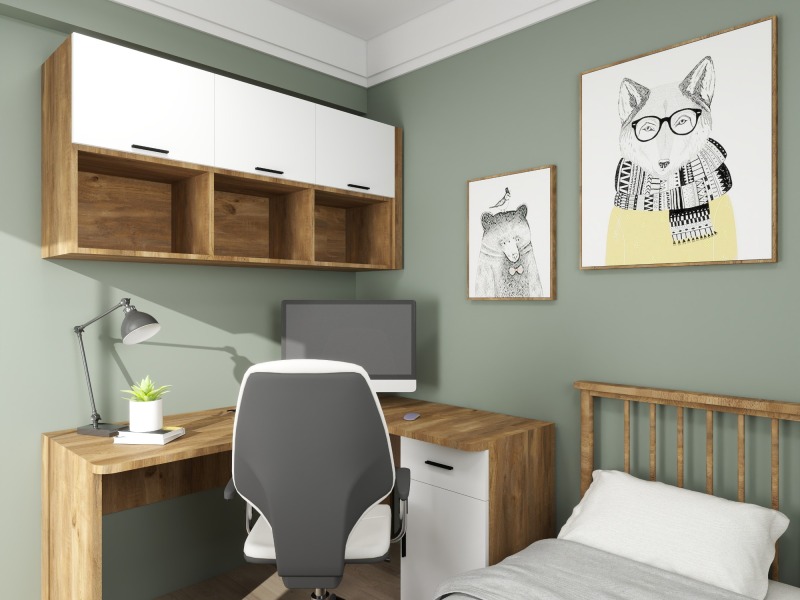 H00017 Melamine paper with wood grain