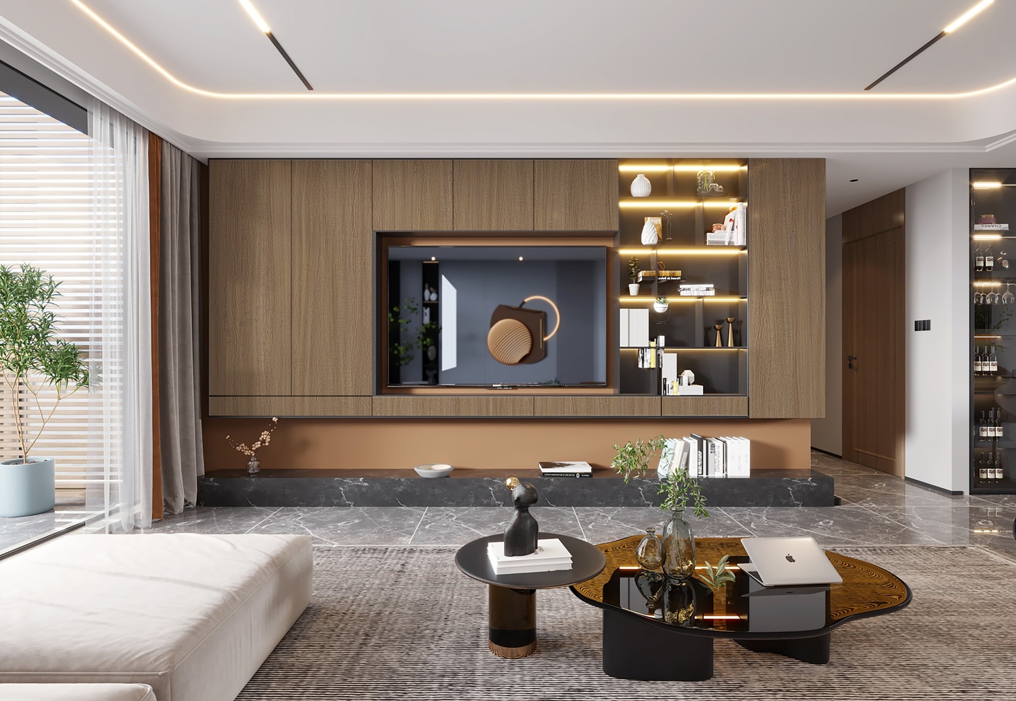 N21268 Melamine paper with wood grain