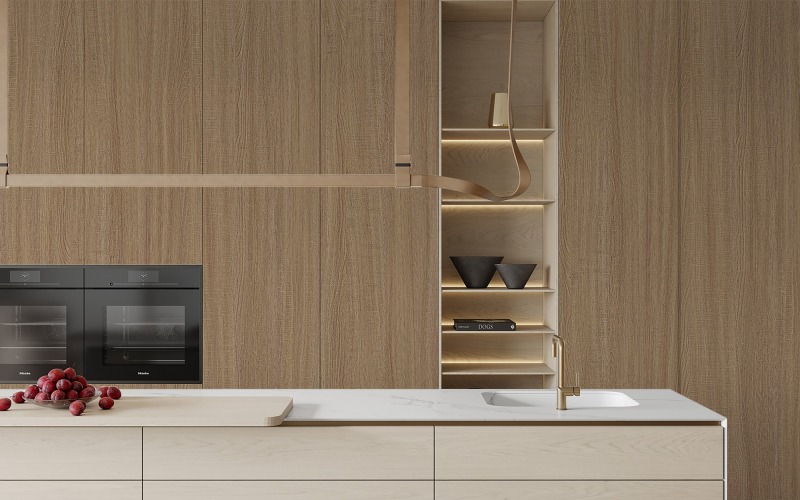 N21268 Melamine paper with wood grain