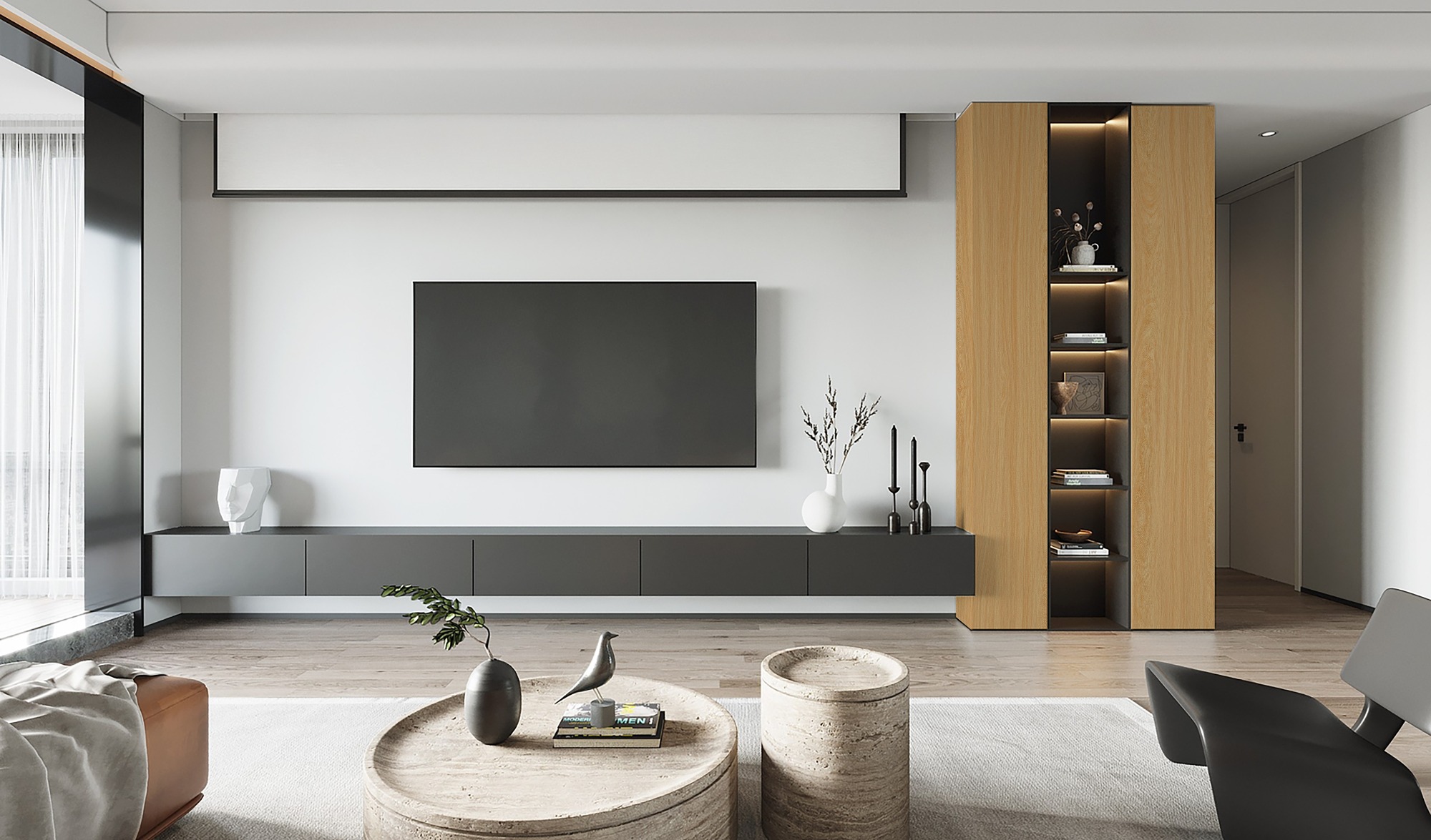 N21267 Melamine paper with wood grain