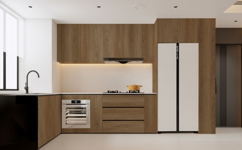 N21271 Melamine paper with wood grain