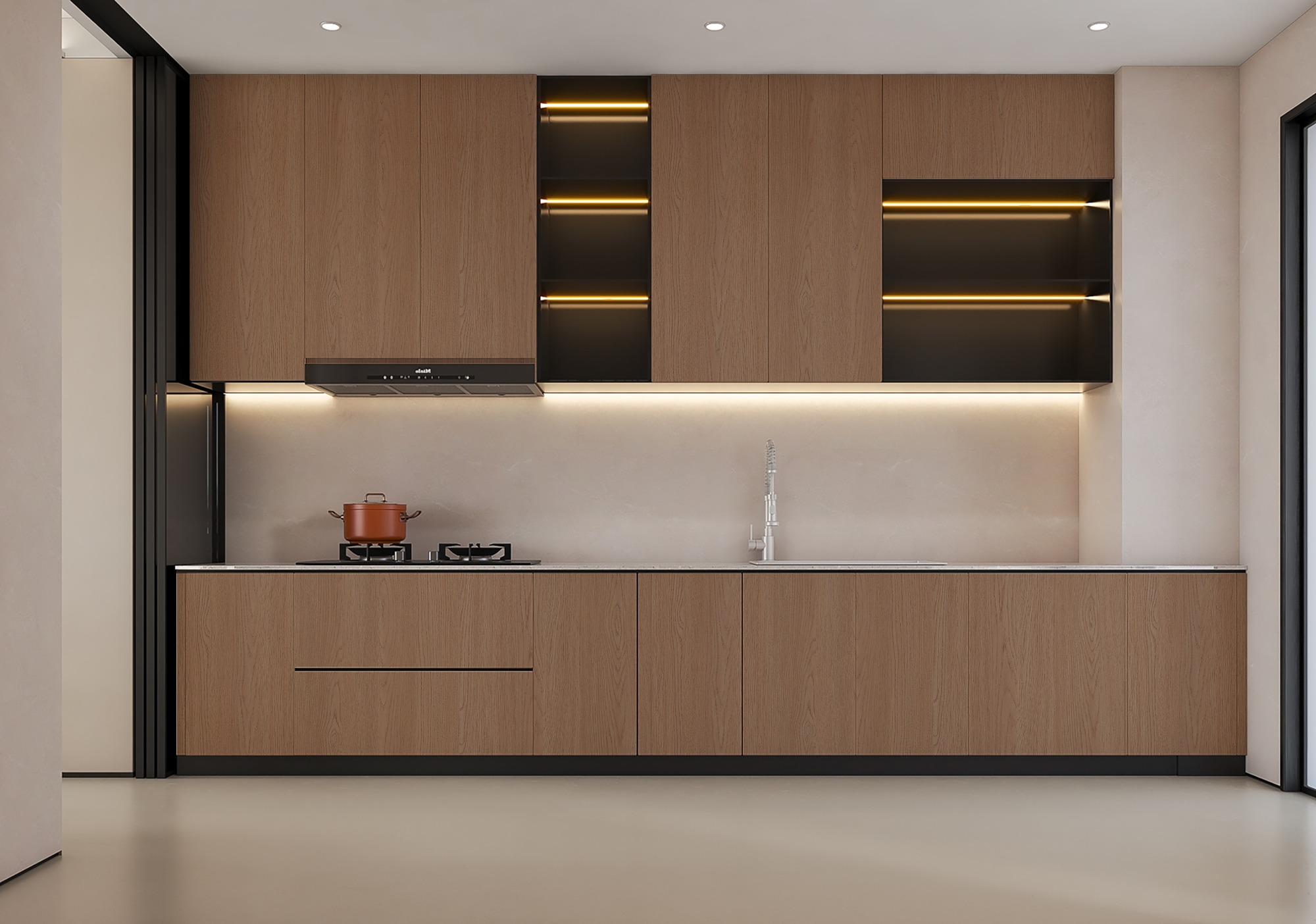 N21269 Melamine paper with wood grain