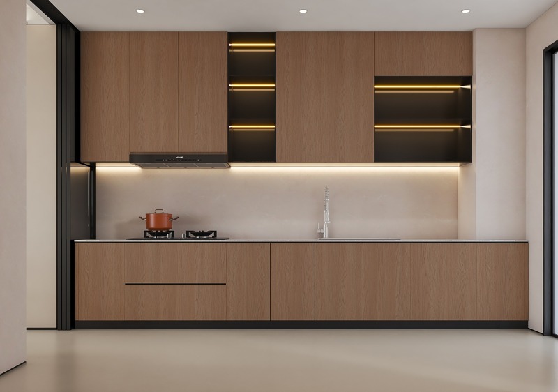 N21269 Melamine paper with wood grain