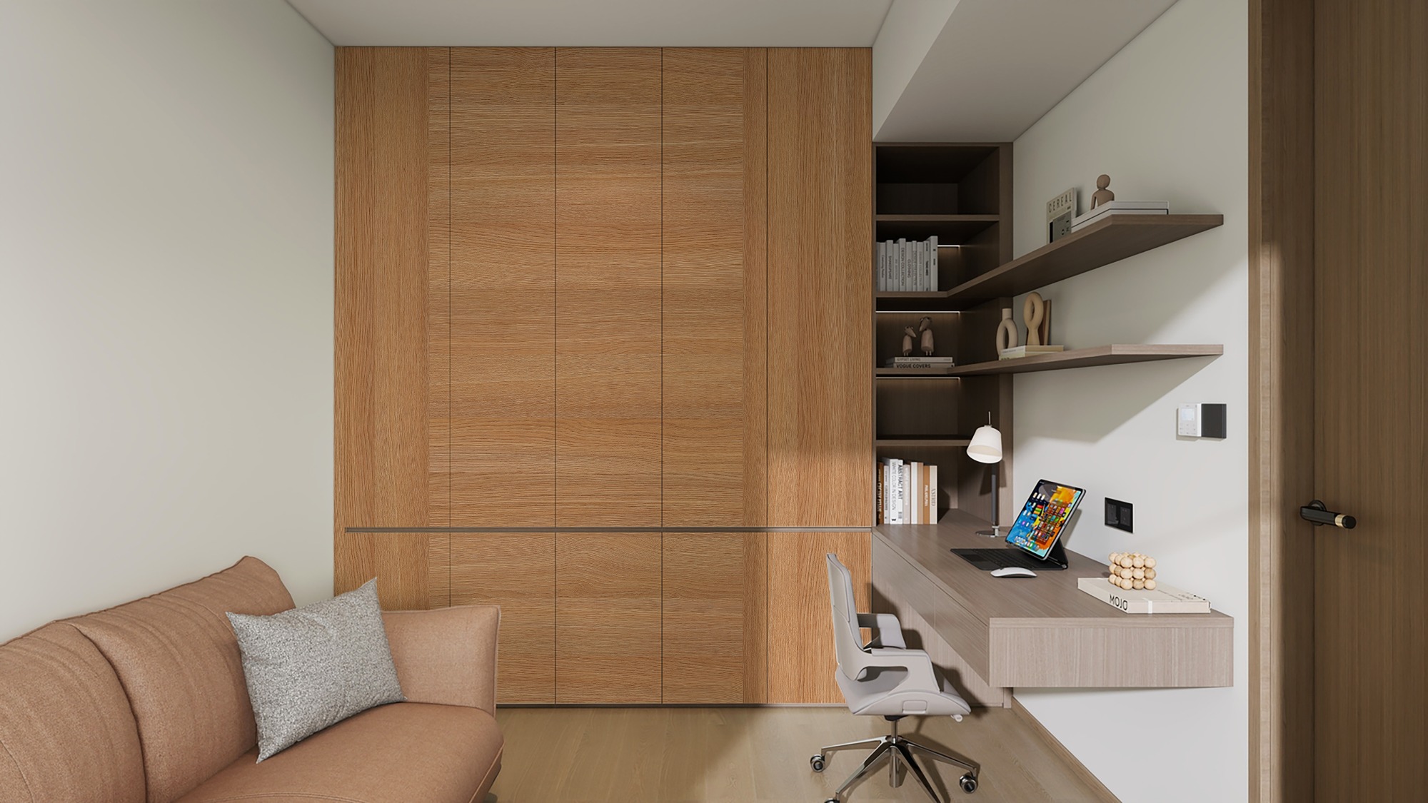 N21266 Melamine paper with wood grain