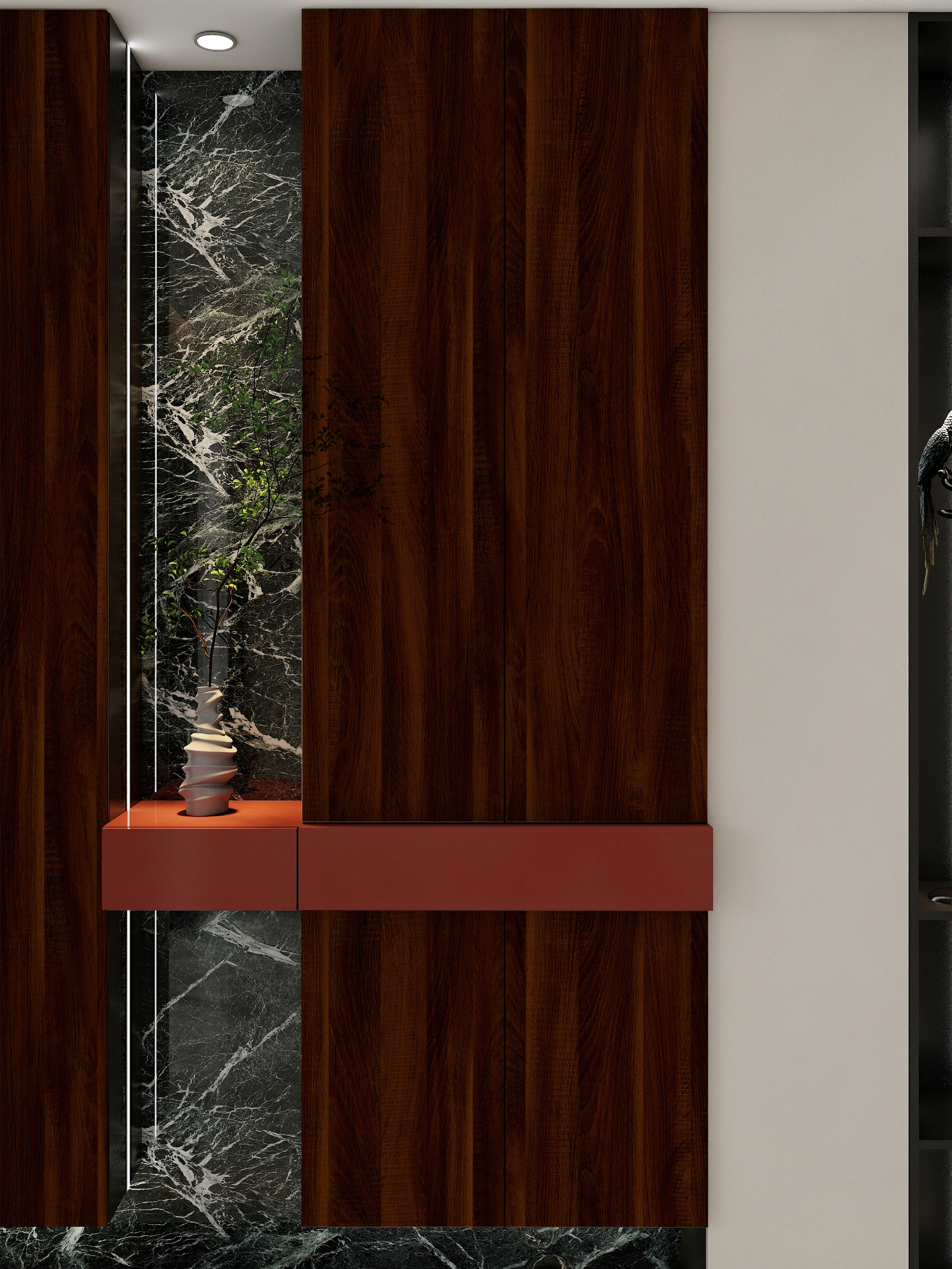 P00052 Melamine paper with wood grain