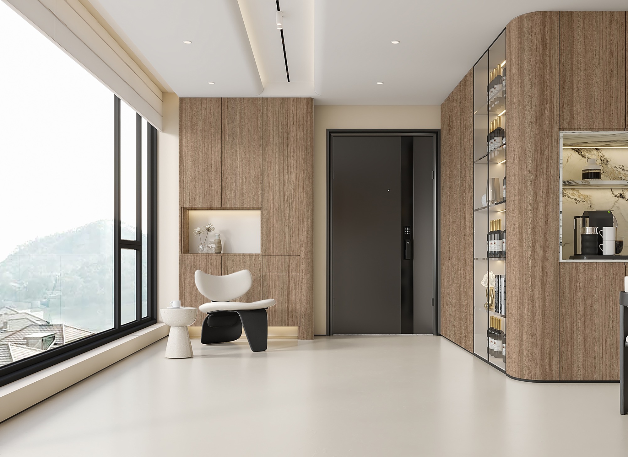 N21259 Melamine paper with wood grain