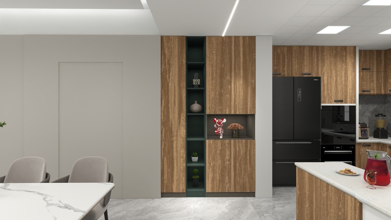 N21260 Melamine paper with wood grain