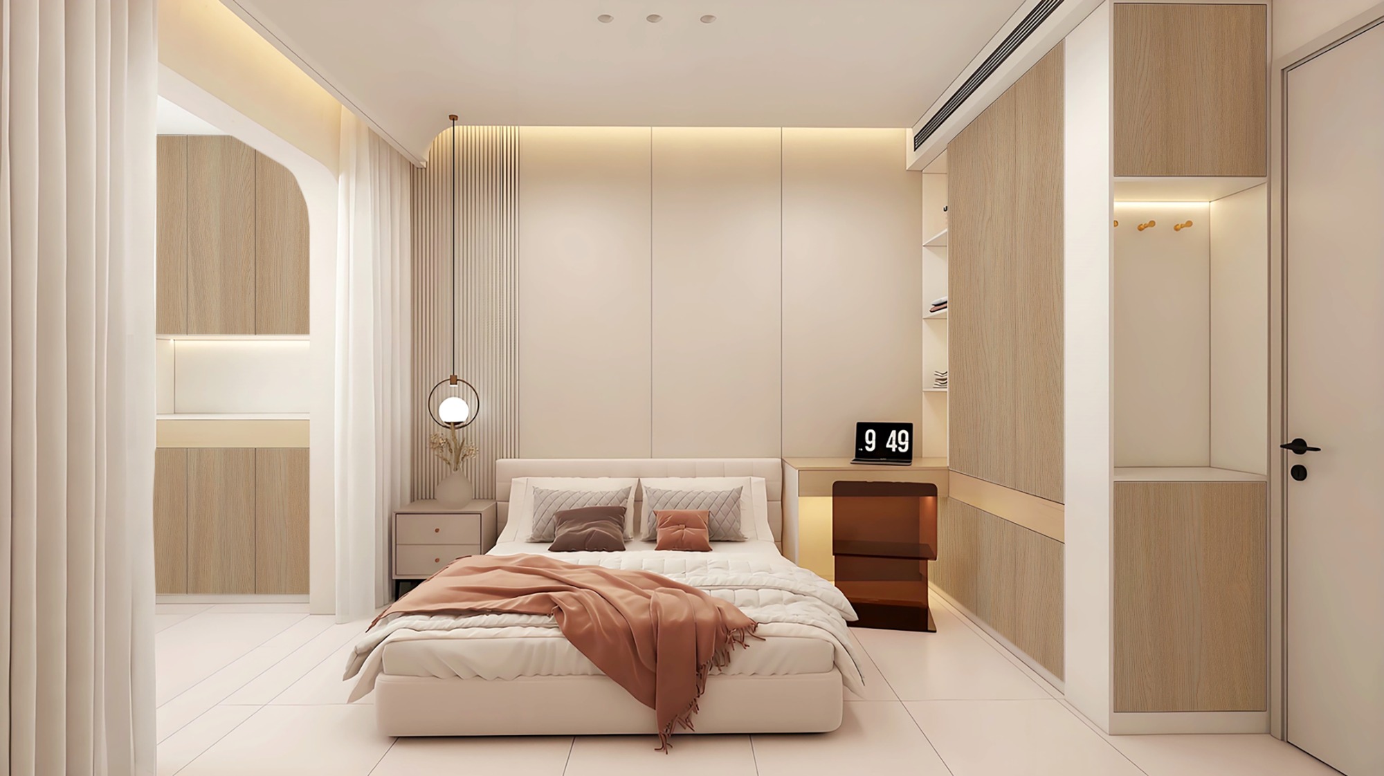 N21256 Melamine paper with wood grain