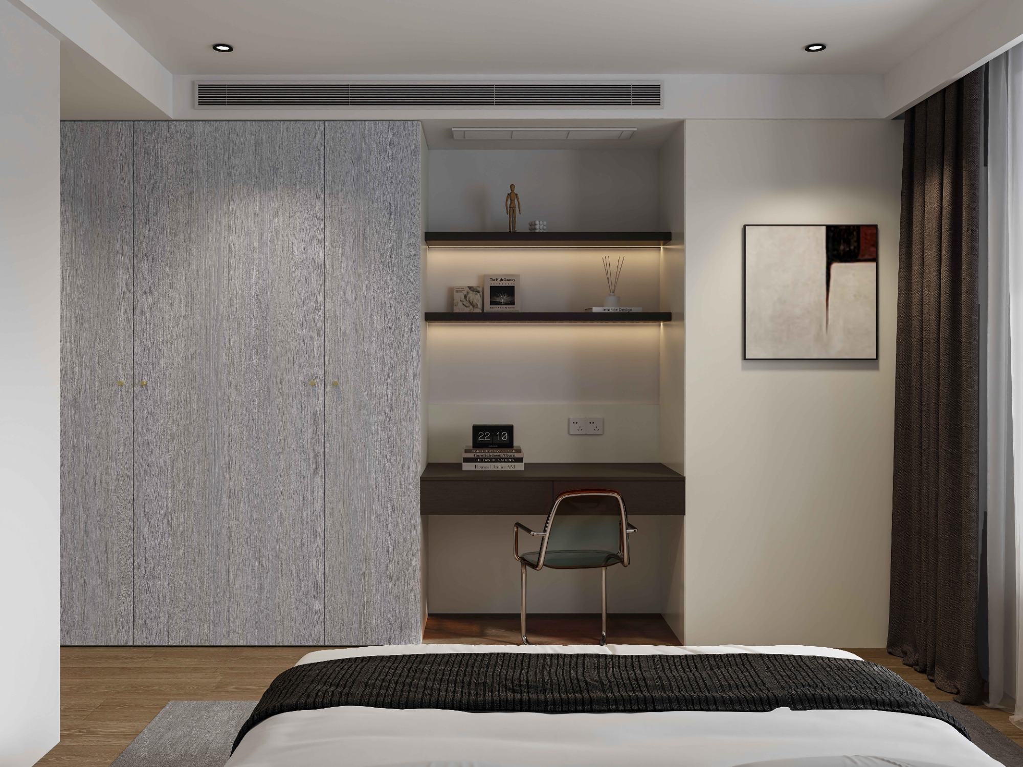 N21263 Melamine paper with wood grain