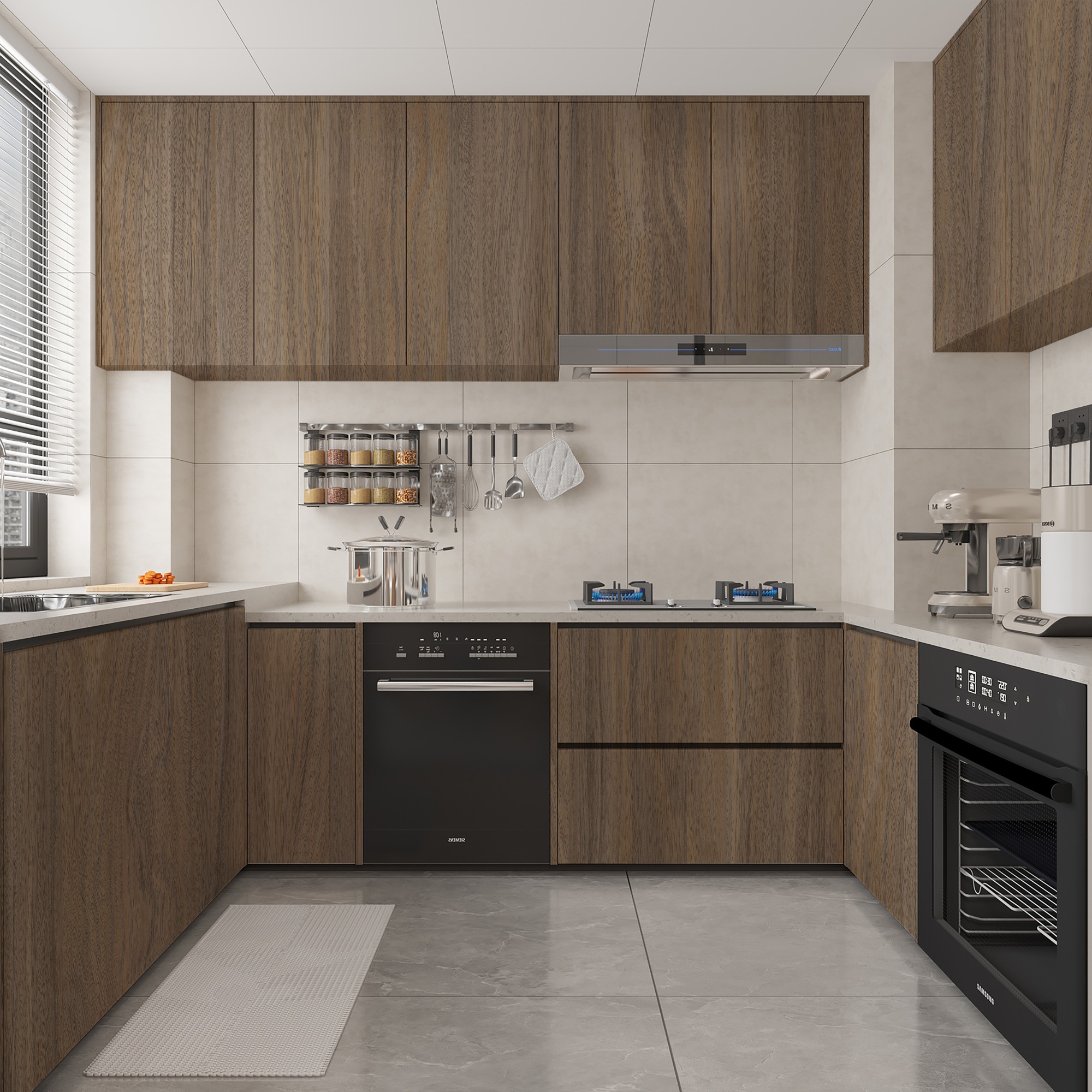 N21261 Melamine paper with wood grain