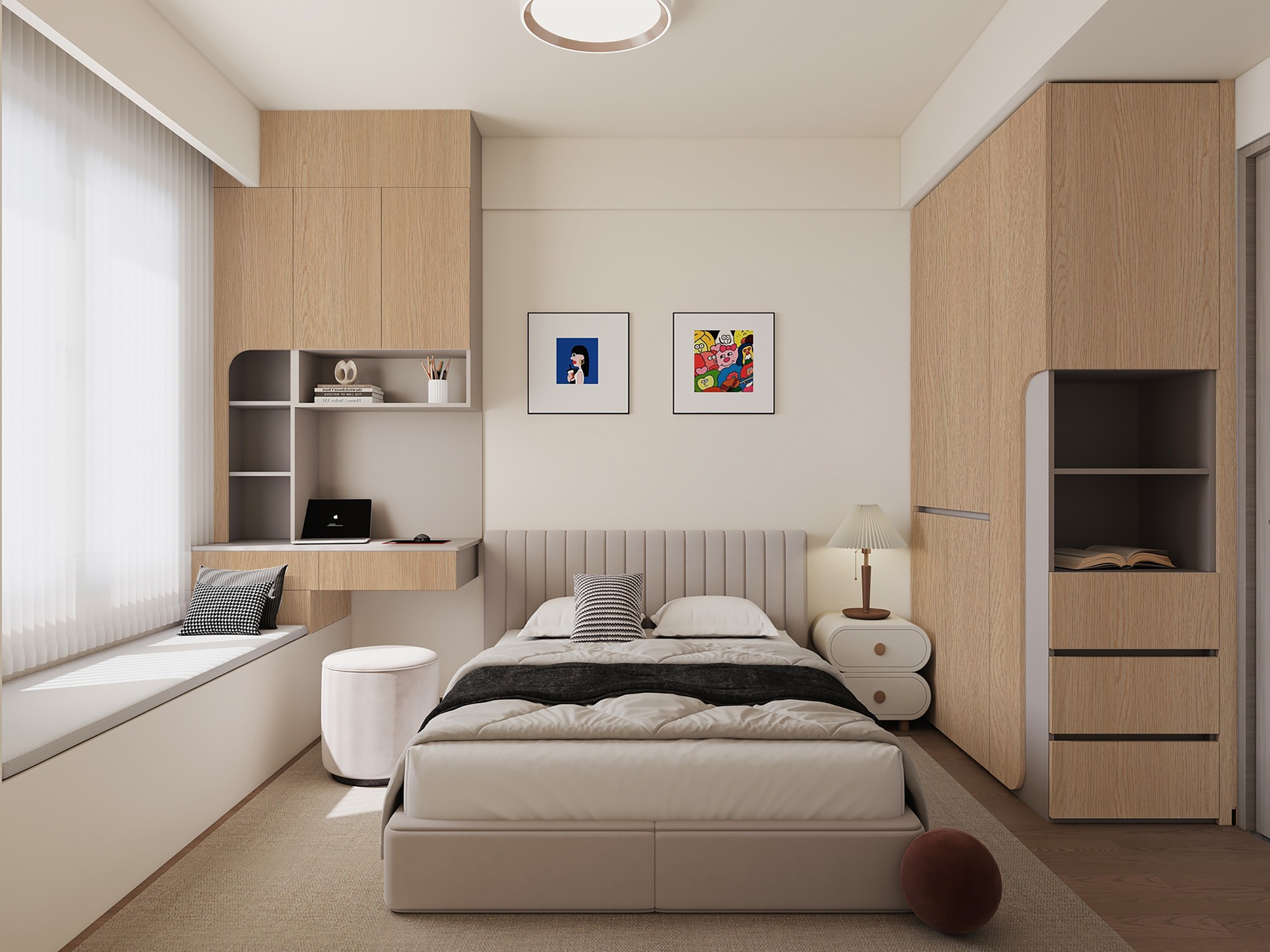 N21262 Melamine paper with wood grain