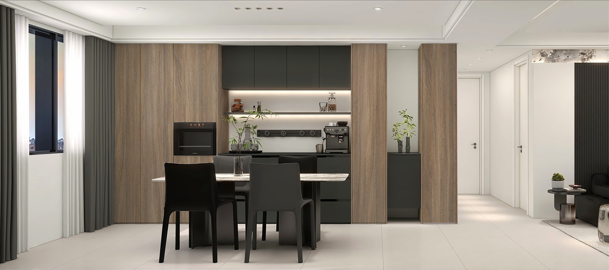 N21261 Melamine paper with wood grain