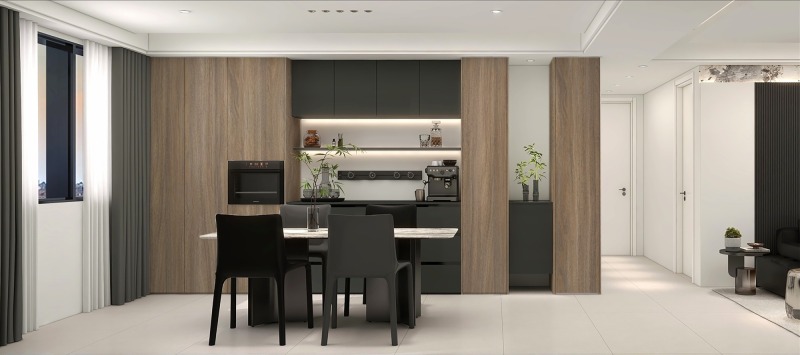 N21261 Melamine paper with wood grain