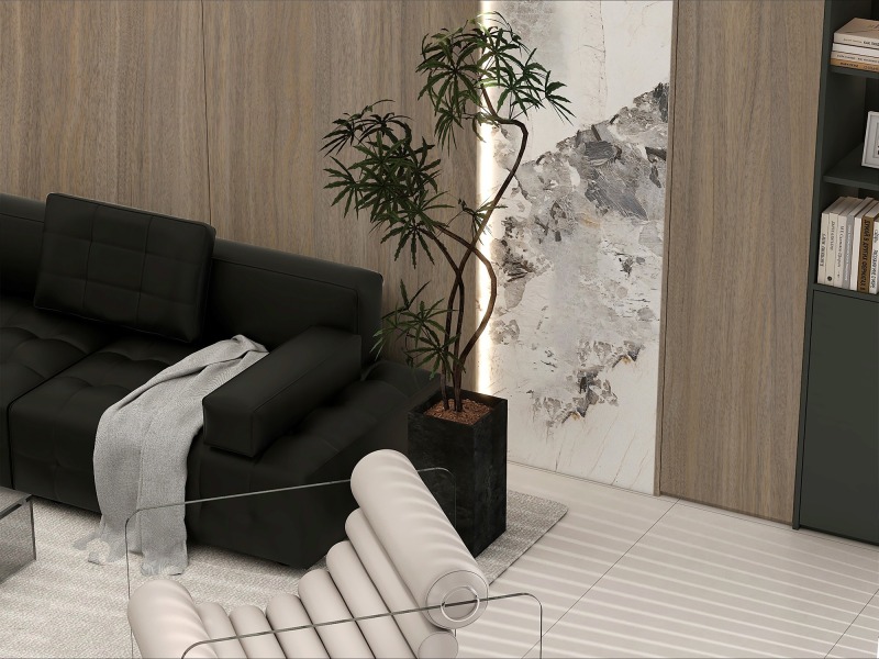 N21261 Melamine paper with wood grain