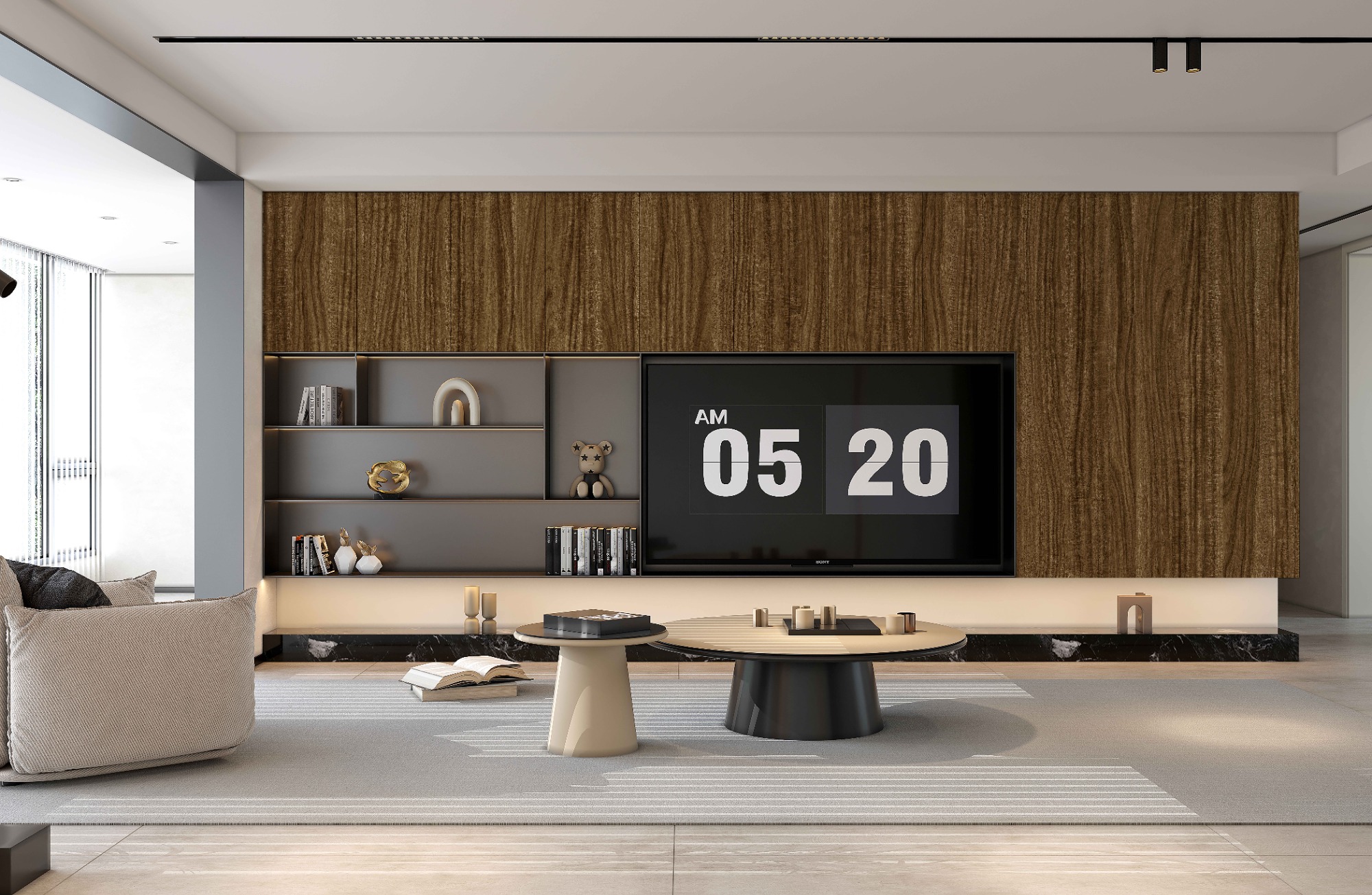 N21252 Melamine paper with wood grain