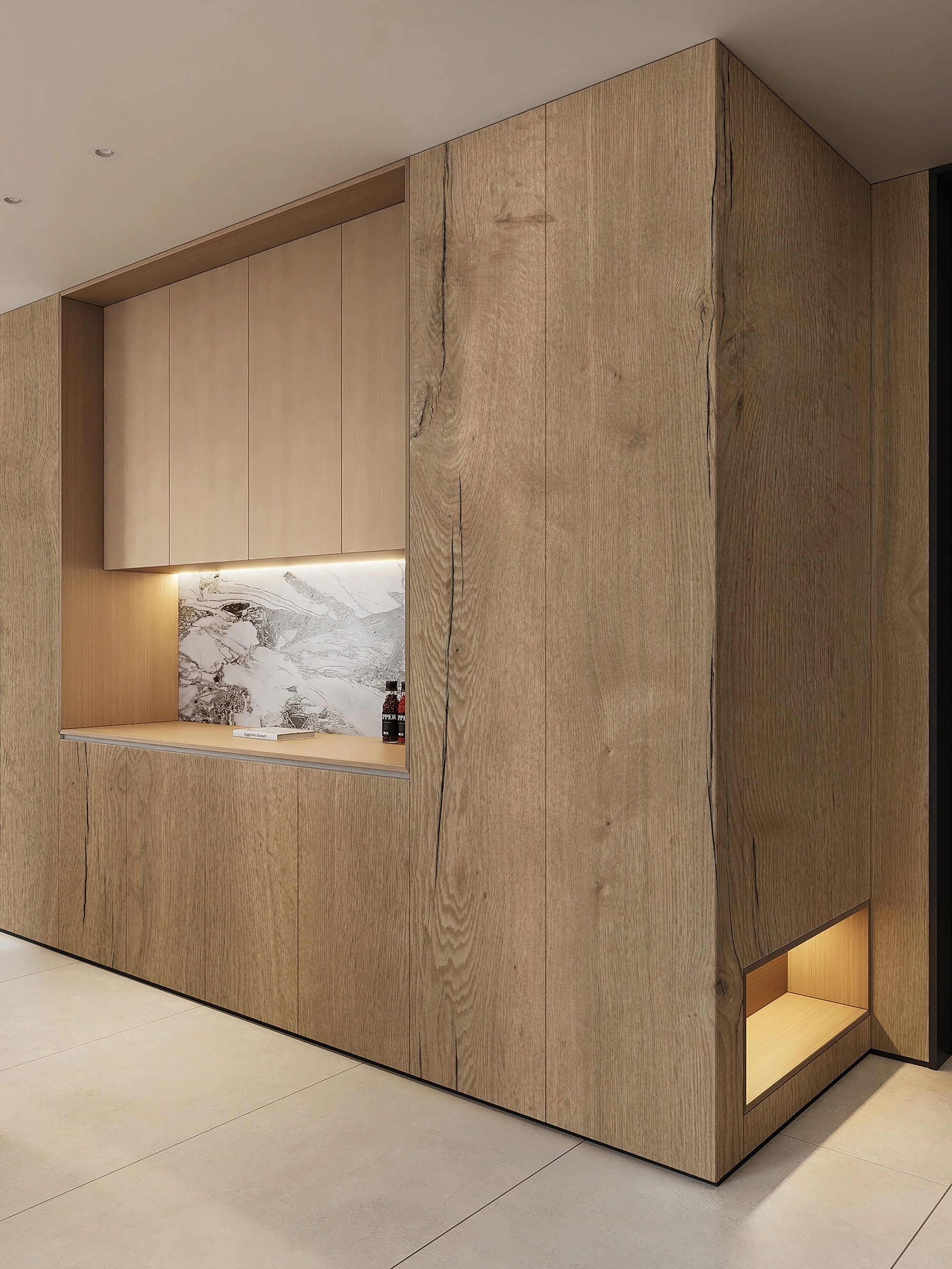 P00024 Melamine paper with wood grain