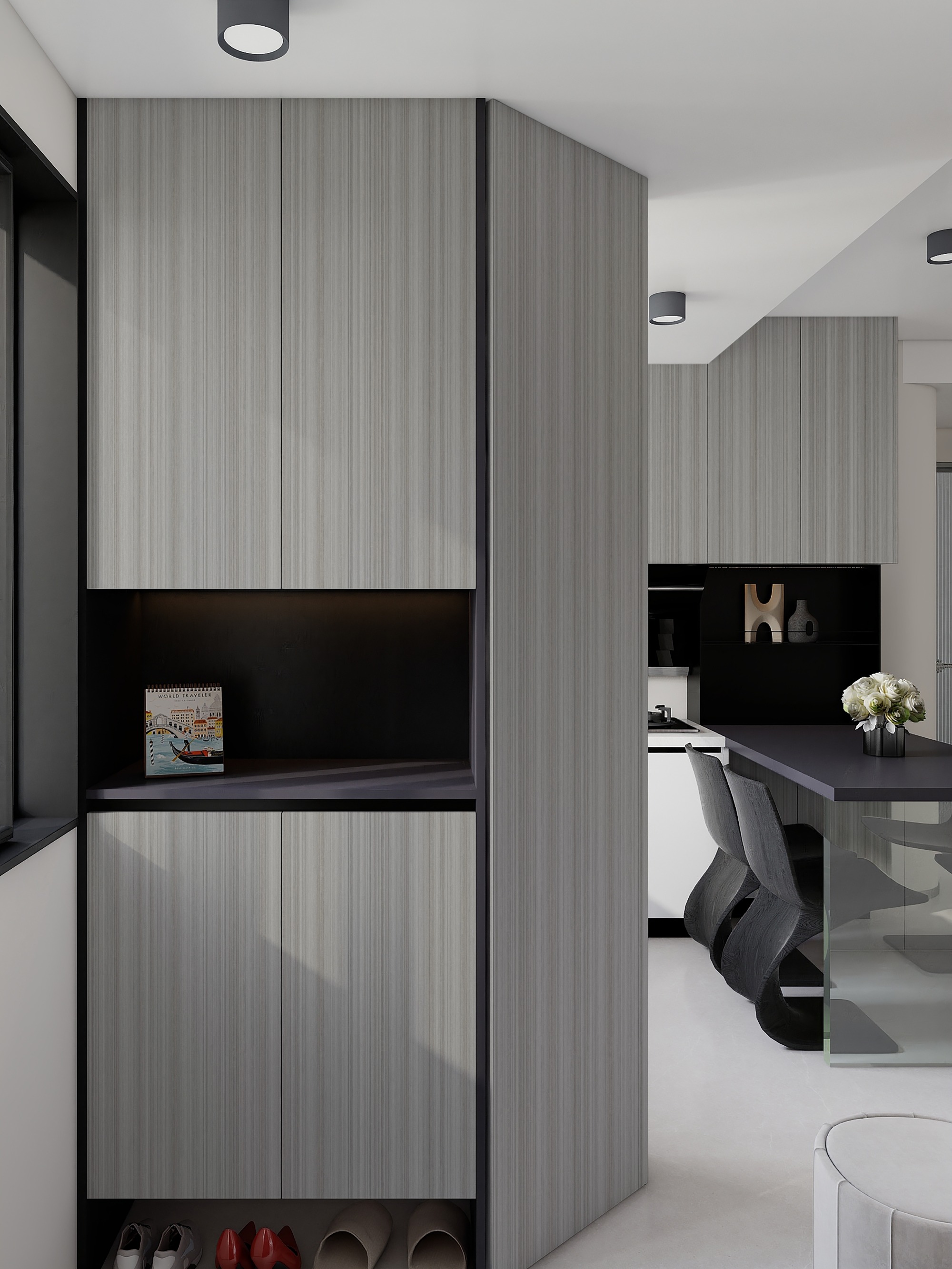 N21247 Melamine paper with wood grain