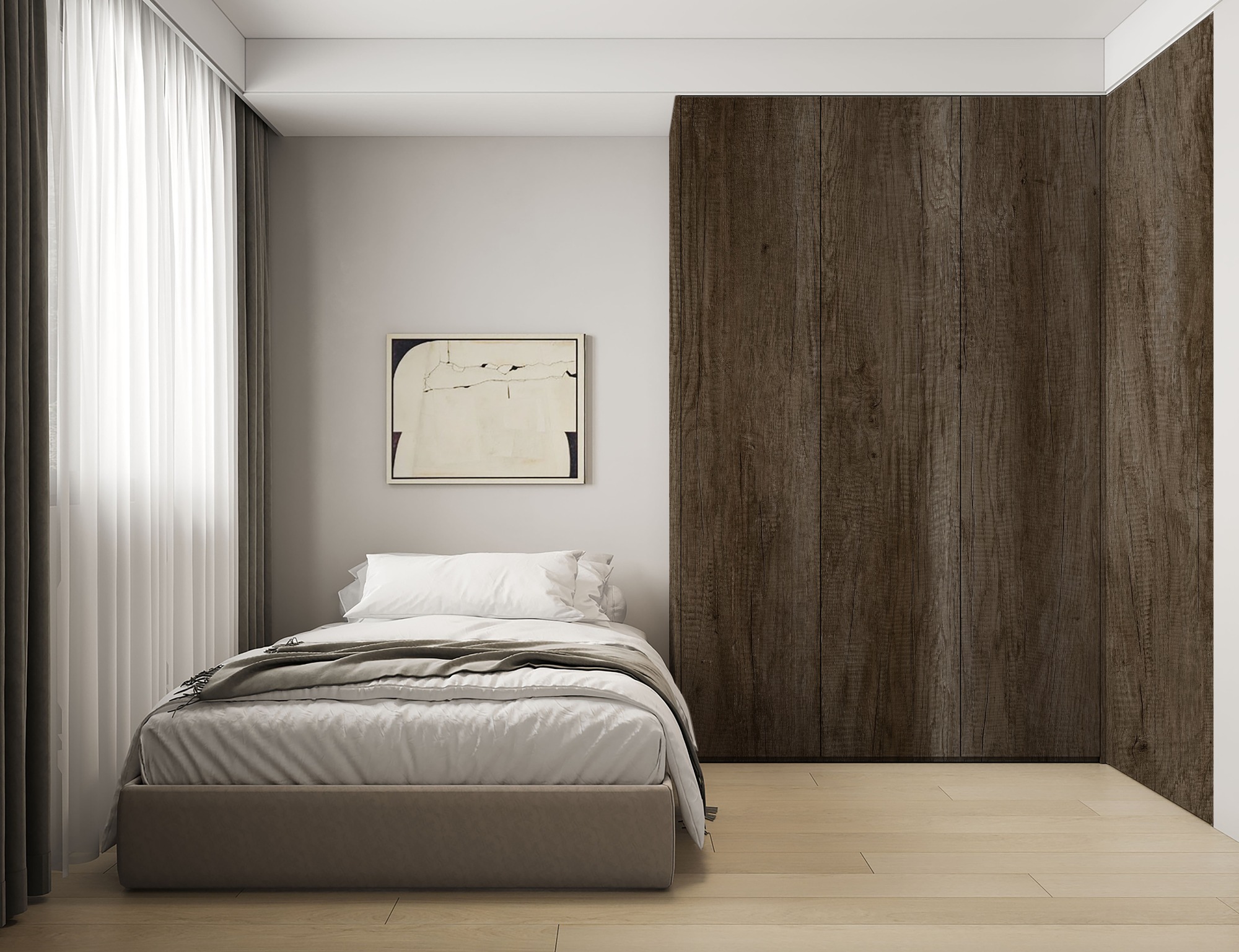 P00022 Melamine paper with wood grain