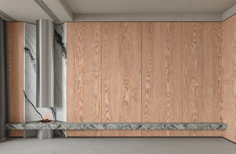 N21242 Melamine paper with wood grain