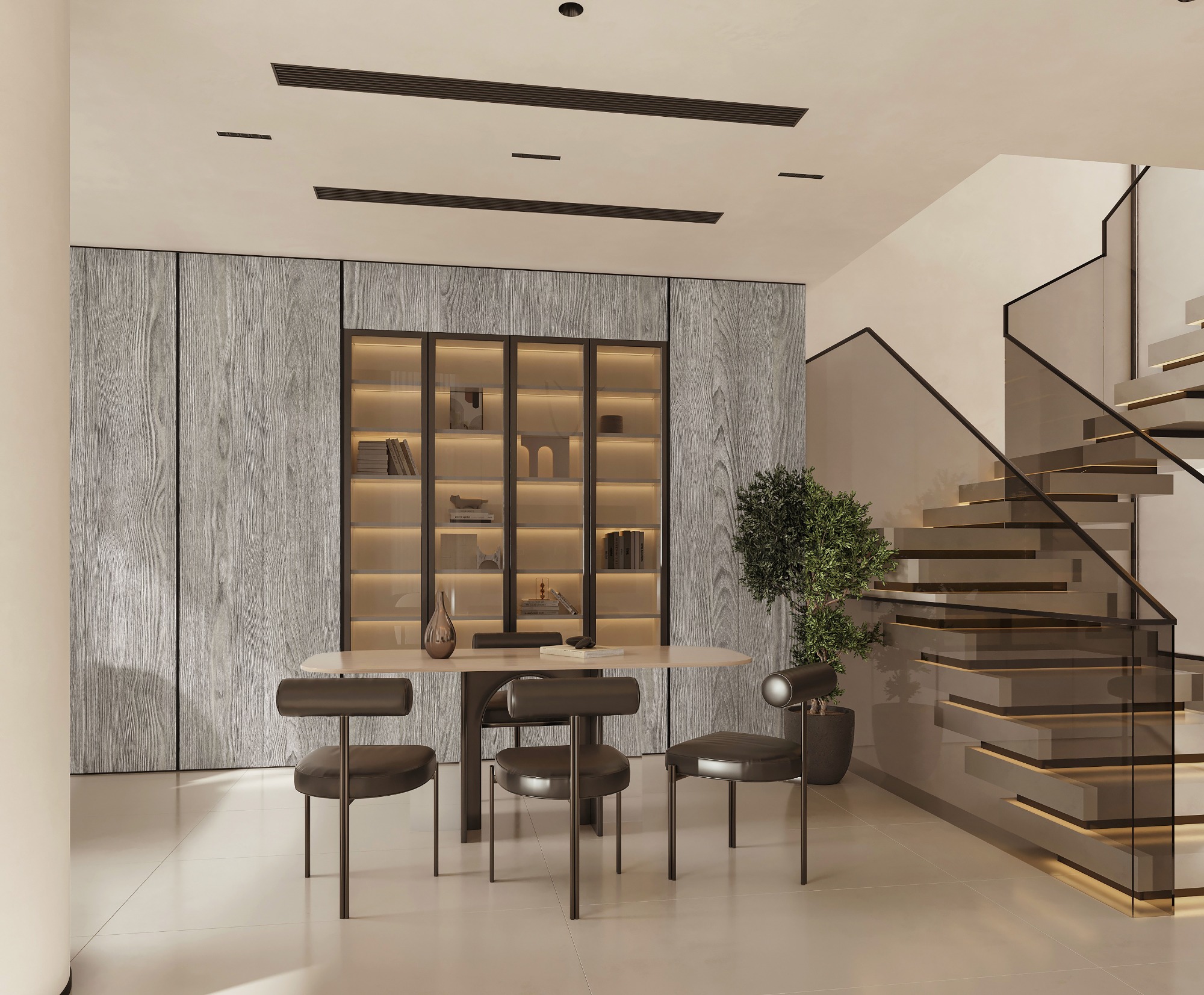 N21206 Melamine paper with wood grain