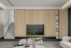 N21207 Melamine paper with wood grain