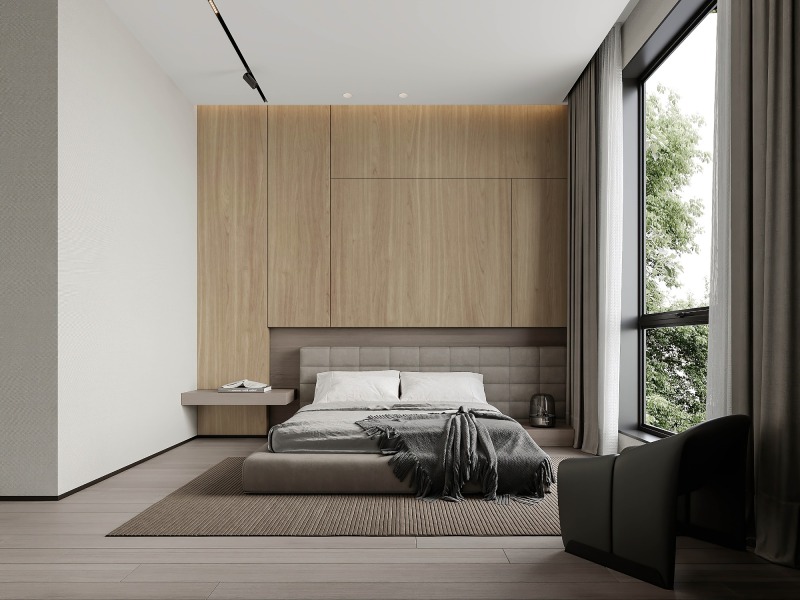 N21207 Melamine paper with wood grain