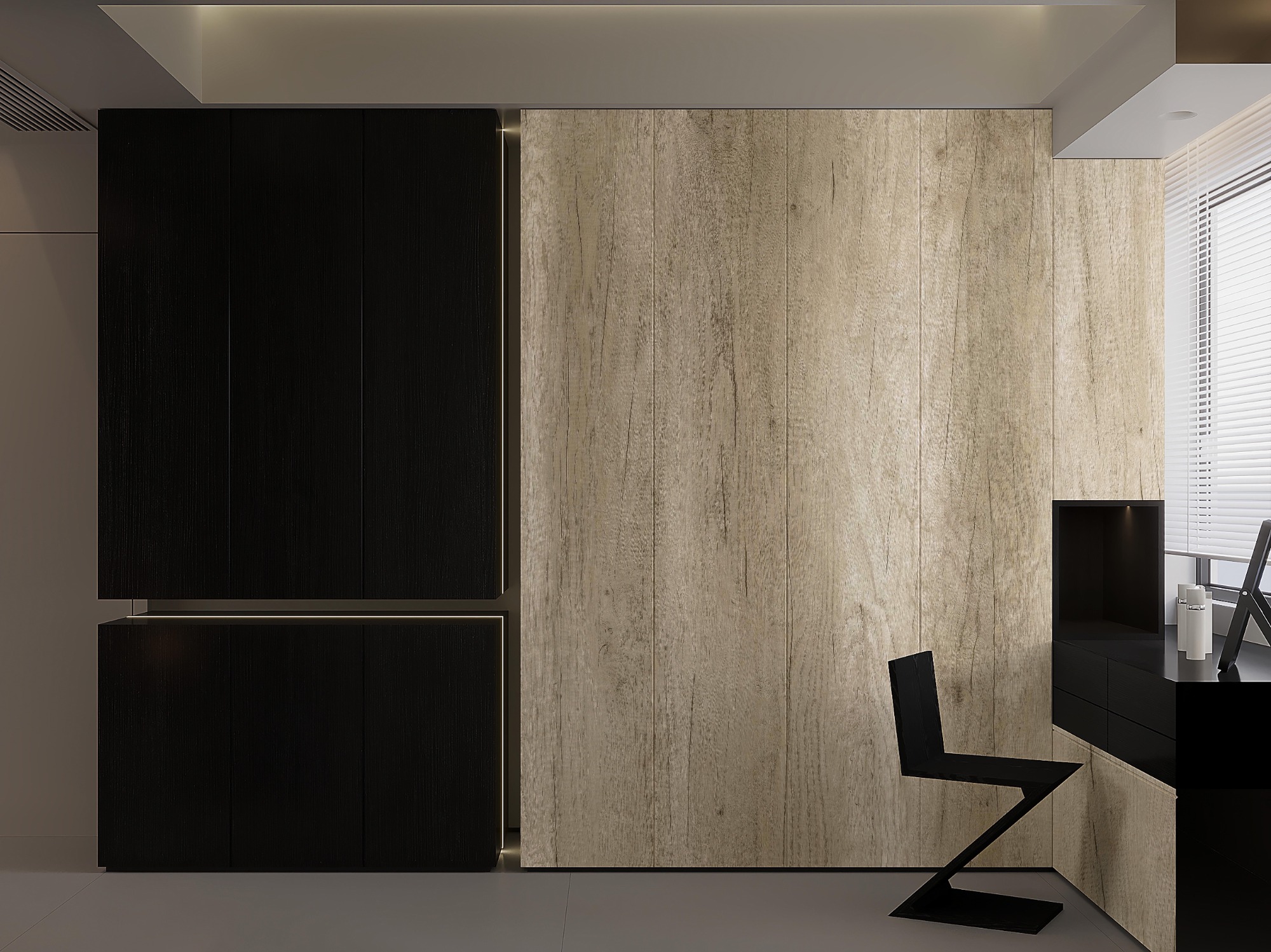 N21205 Melamine paper with wood grain