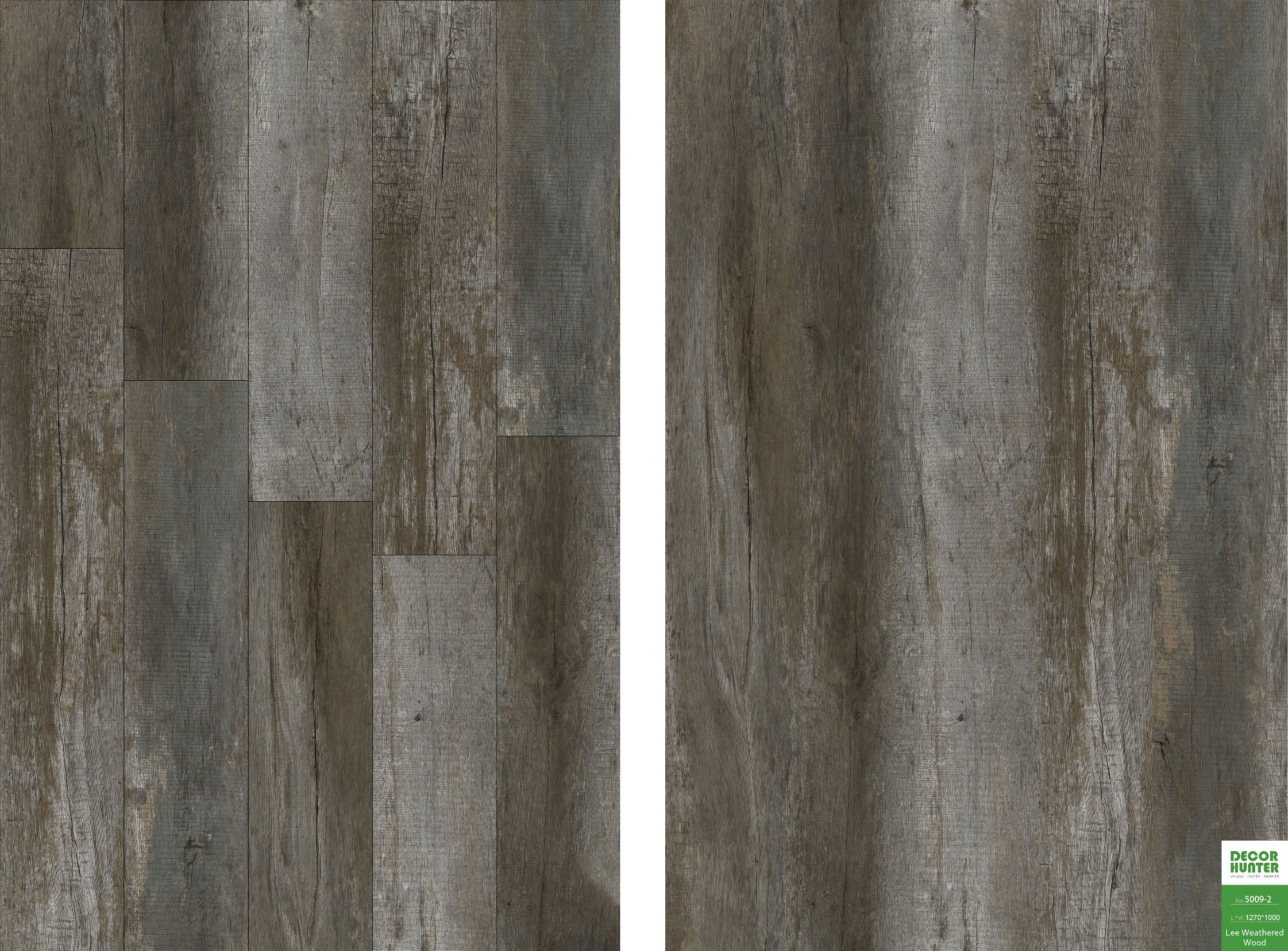 5009 Lee Weathered Wood｜Wood Grain Vinyl Flooring Film