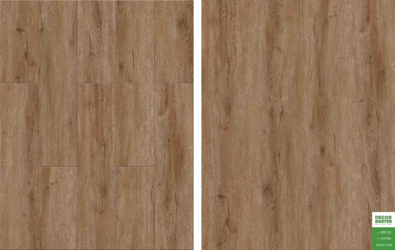 1021 Dublin Oak ｜Wood Grain Vinyl Flooring Film