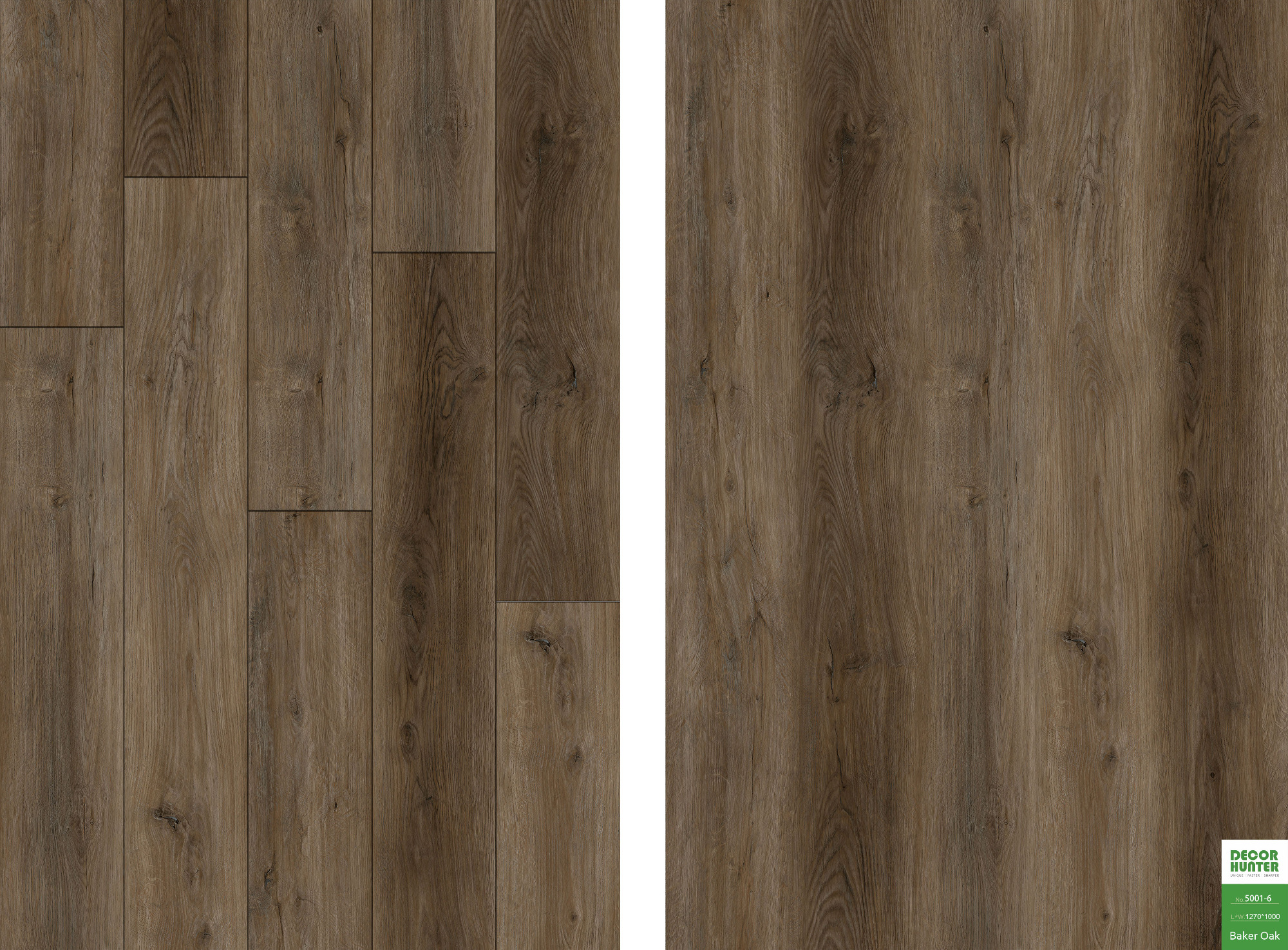 5001 Baker Oak｜Wood Grain Vinyl Flooring Film