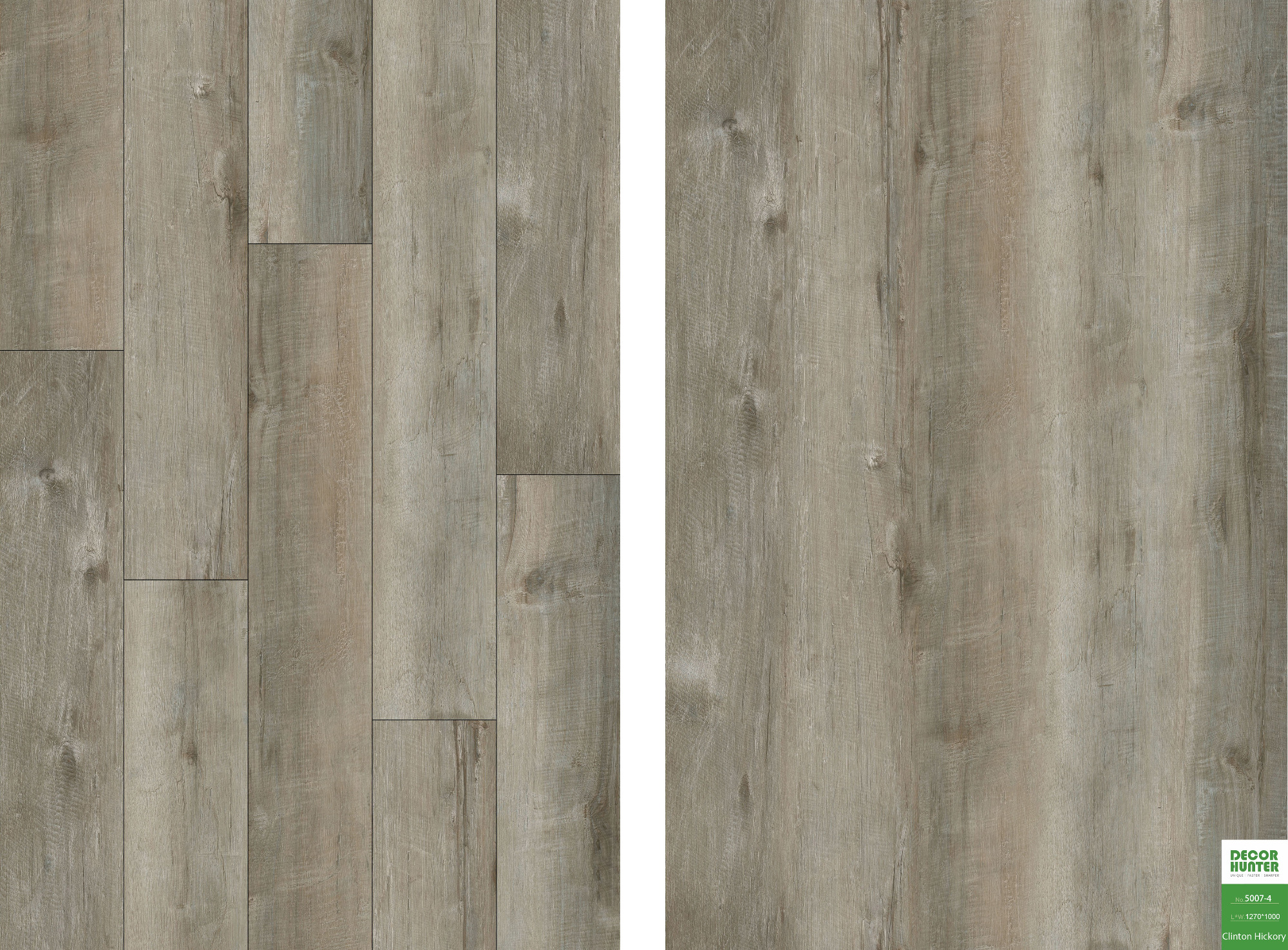 5007 Clinton Hickory｜Wood Grain Vinyl Flooring Film