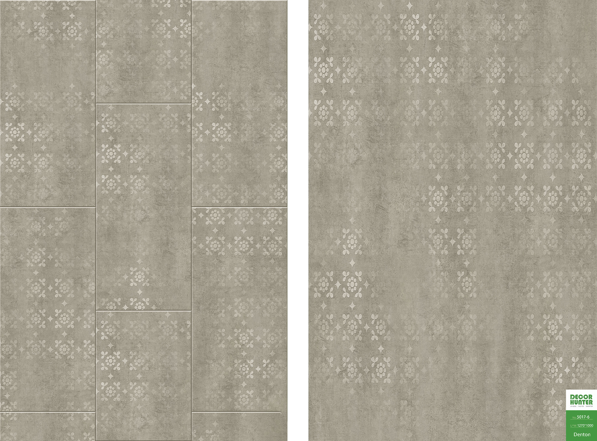 5017 Denton ｜Carpet Grain Vinyl Flooring Film