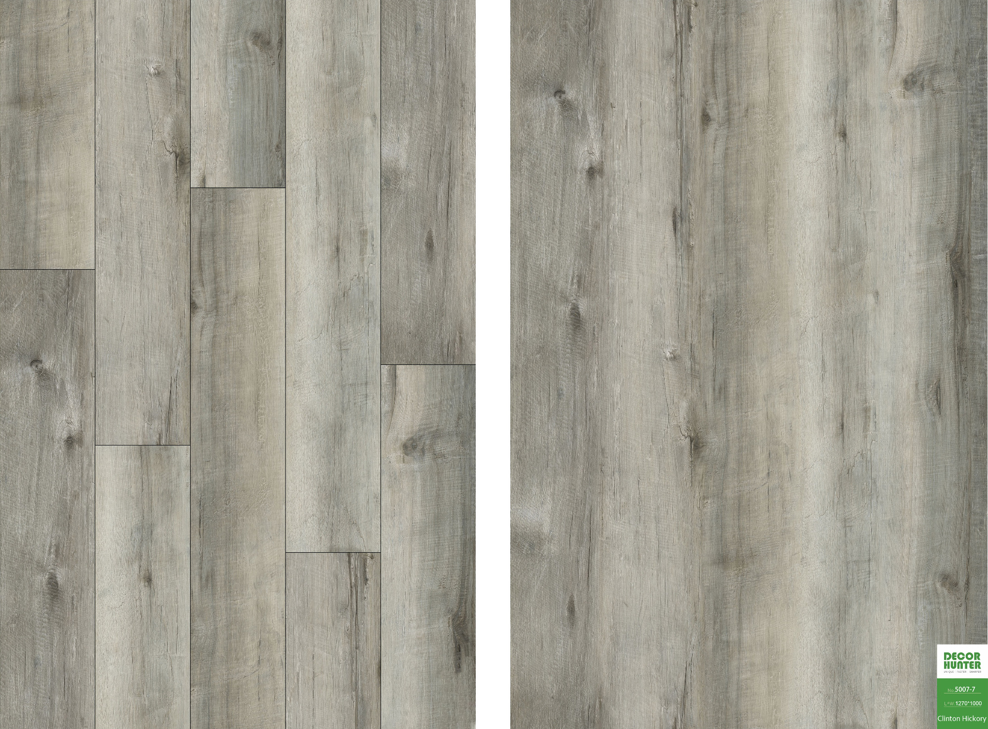 5007 Clinton Hickory｜Wood Grain Vinyl Flooring Film