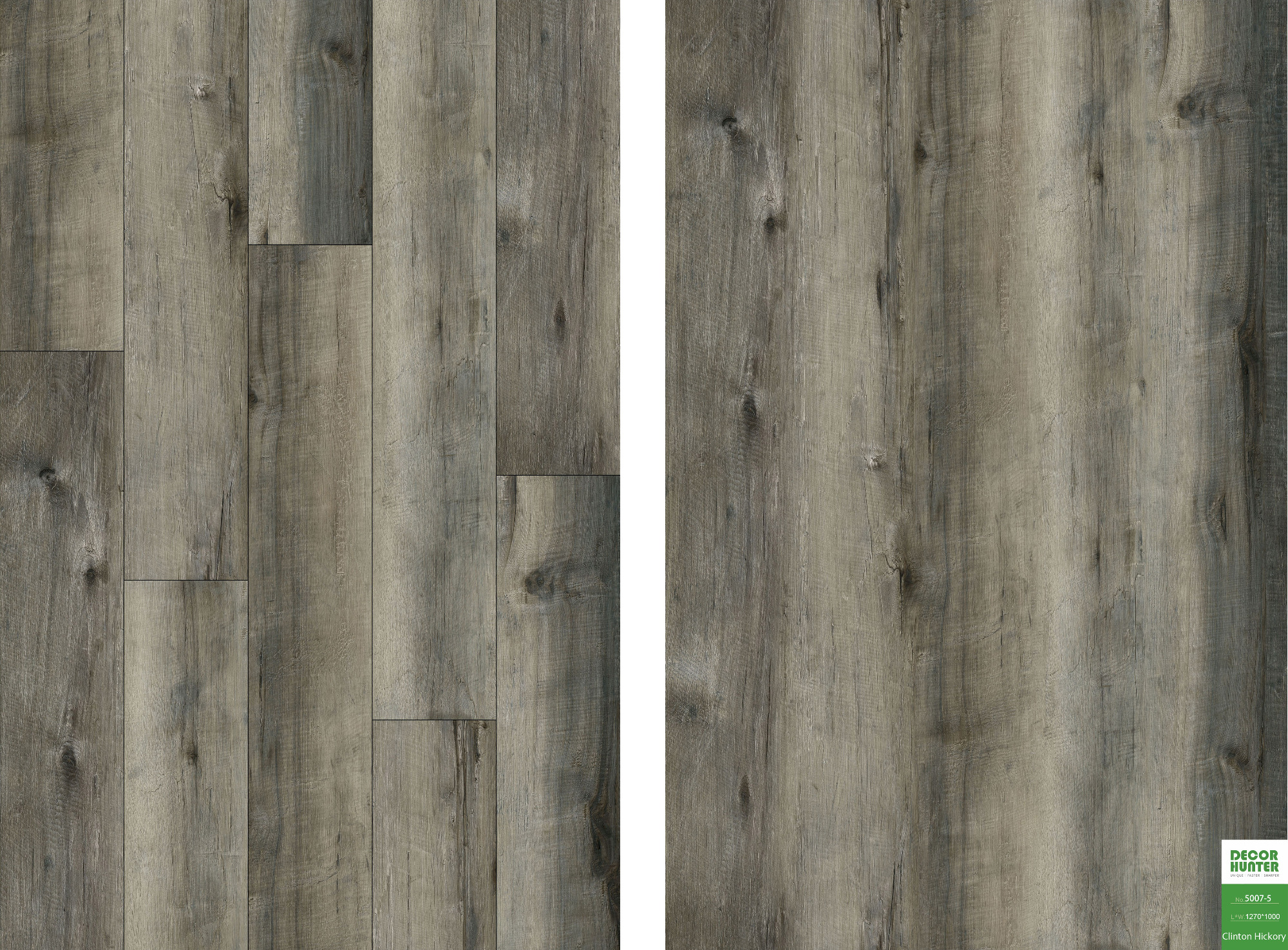 5007 Clinton Hickory｜Wood Grain Vinyl Flooring Film