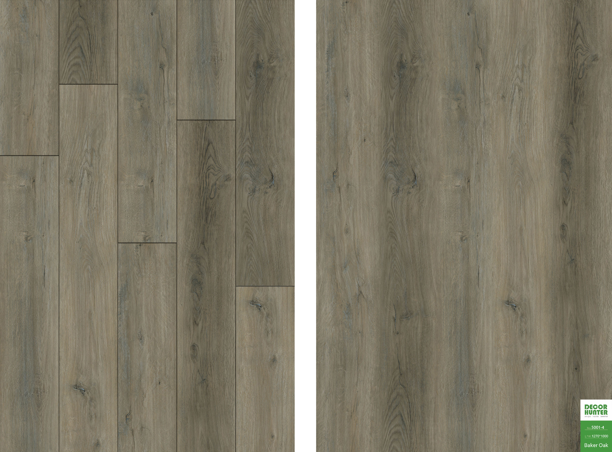 5001 Baker Oak｜Wood Grain Vinyl Flooring Film