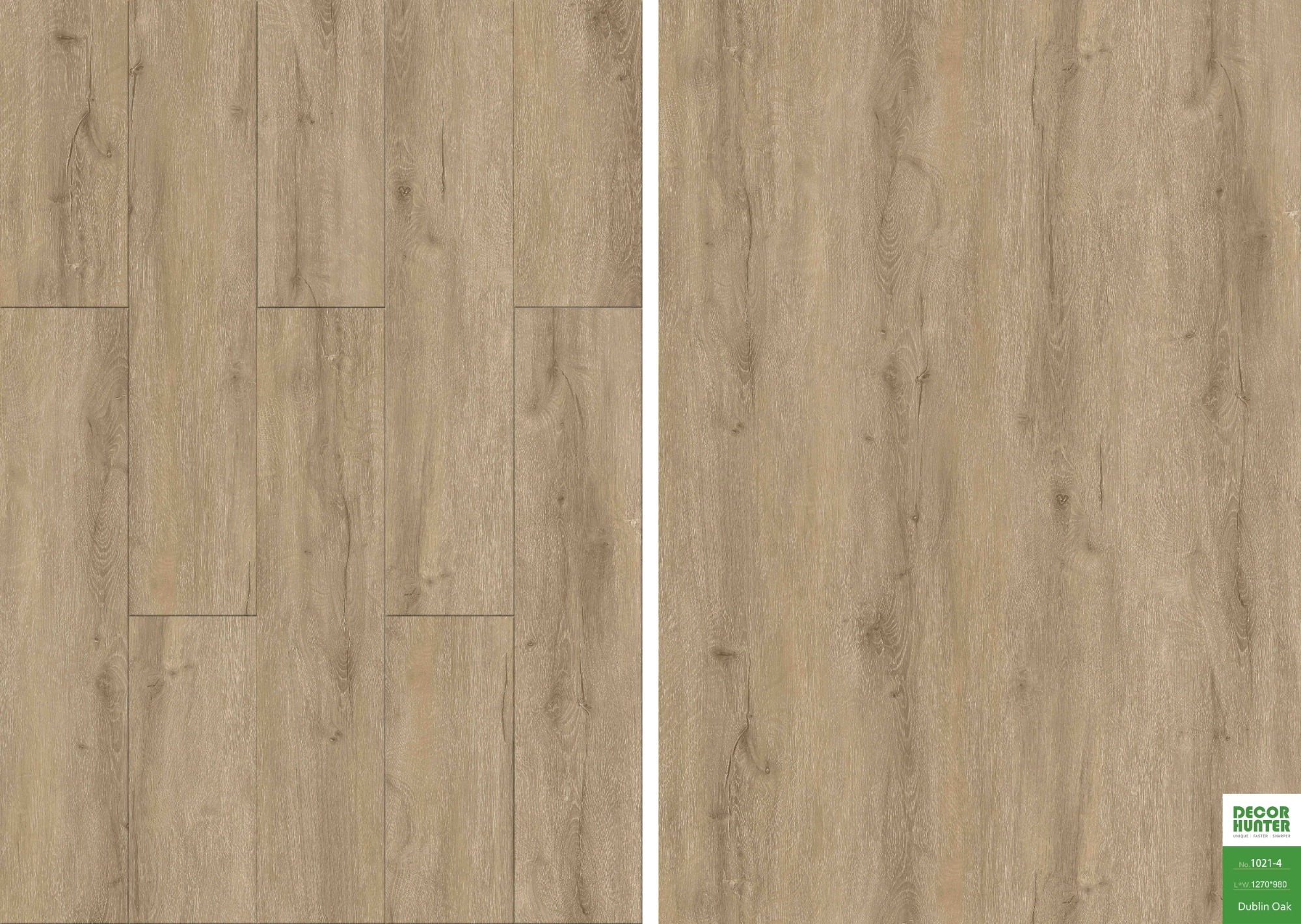 1021 Dublin Oak｜Wood Grain Vinyl Flooring Film