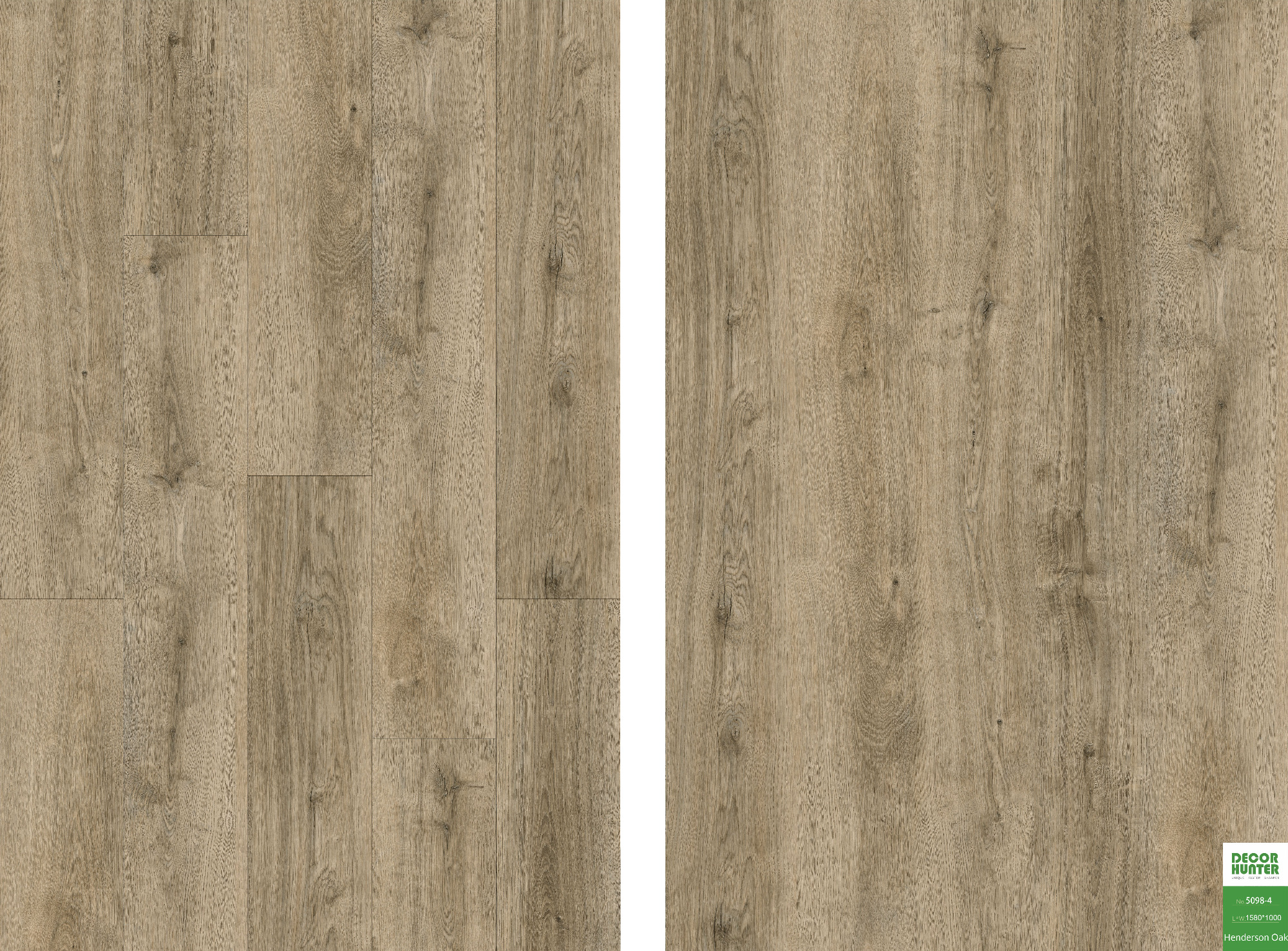 5098 Henderson Oak｜Wood Grain Vinyl Flooring Film