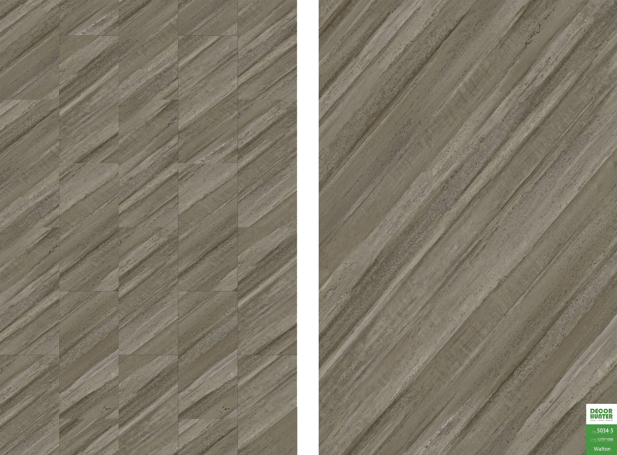 5034 Walton｜Stone Texture Vinyl Flooring Film