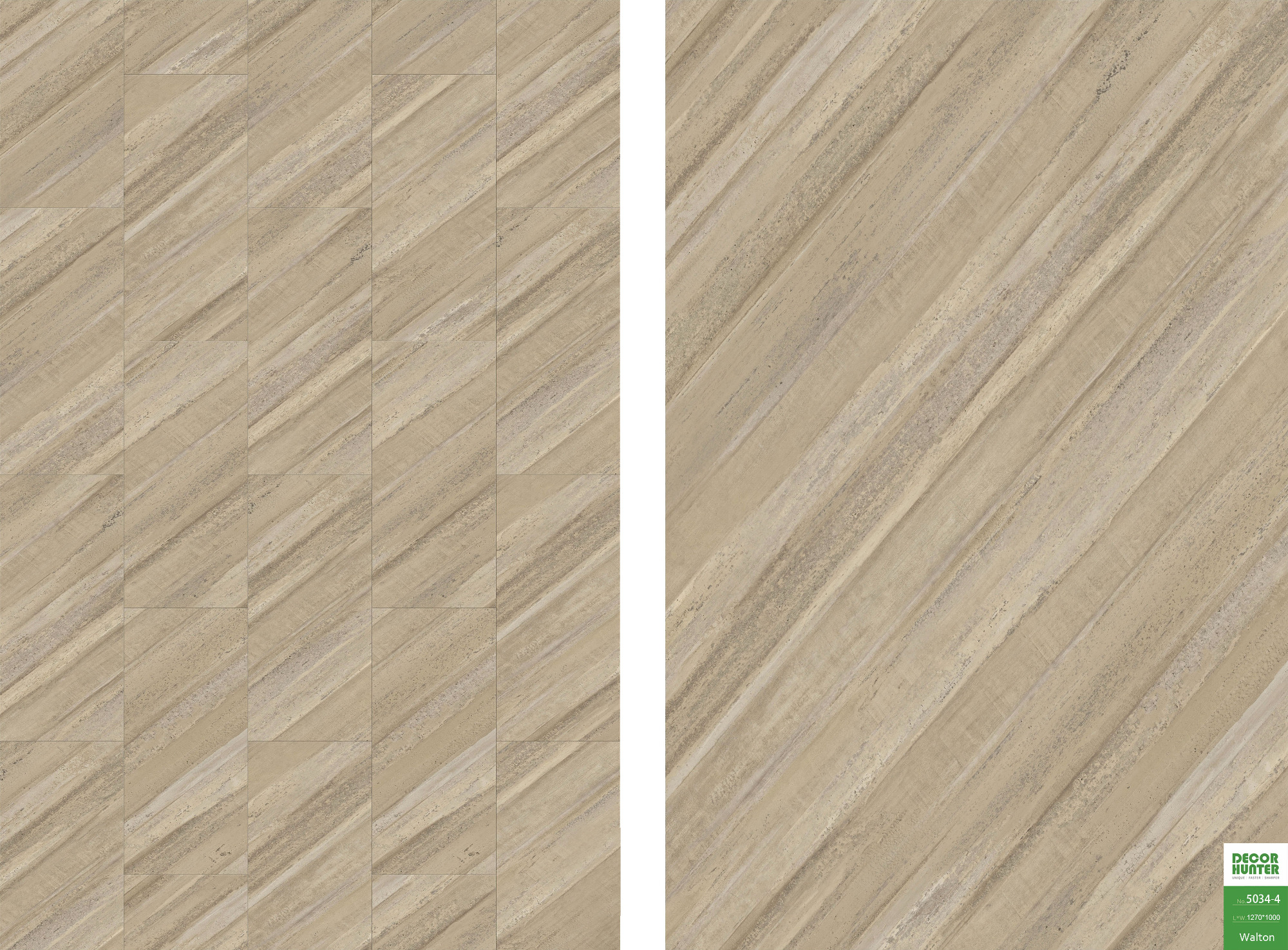 5034 Walton｜Stone Texture Vinyl Flooring Film