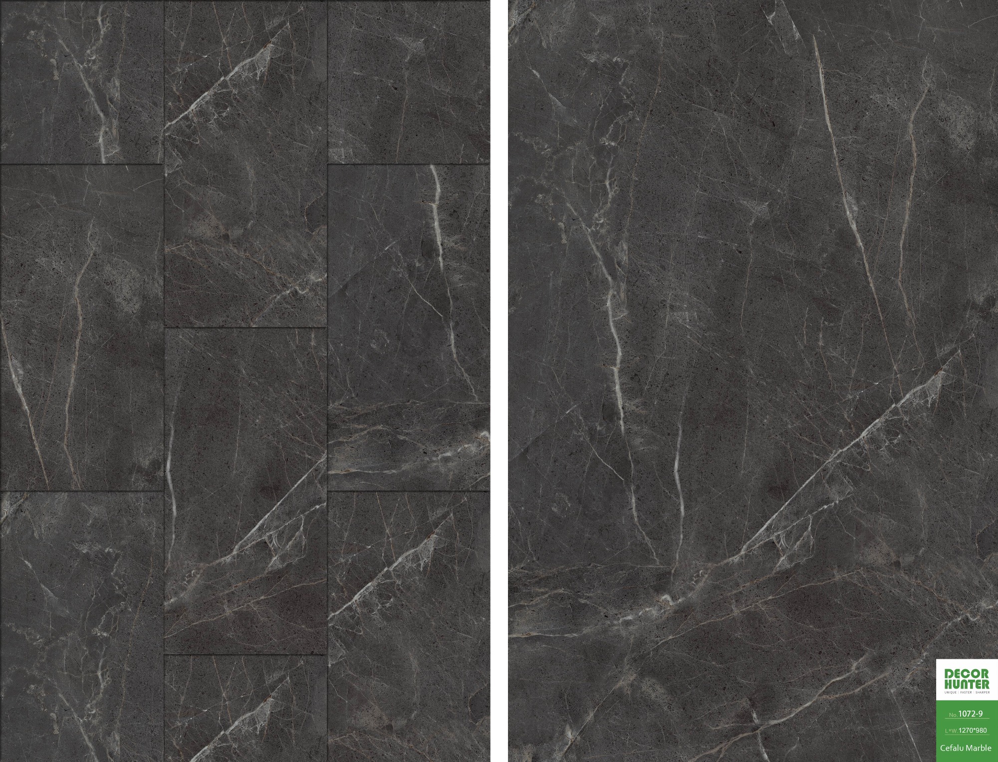 1072 Cafalu Marble｜Stone Texture Vinyl Flooring Film