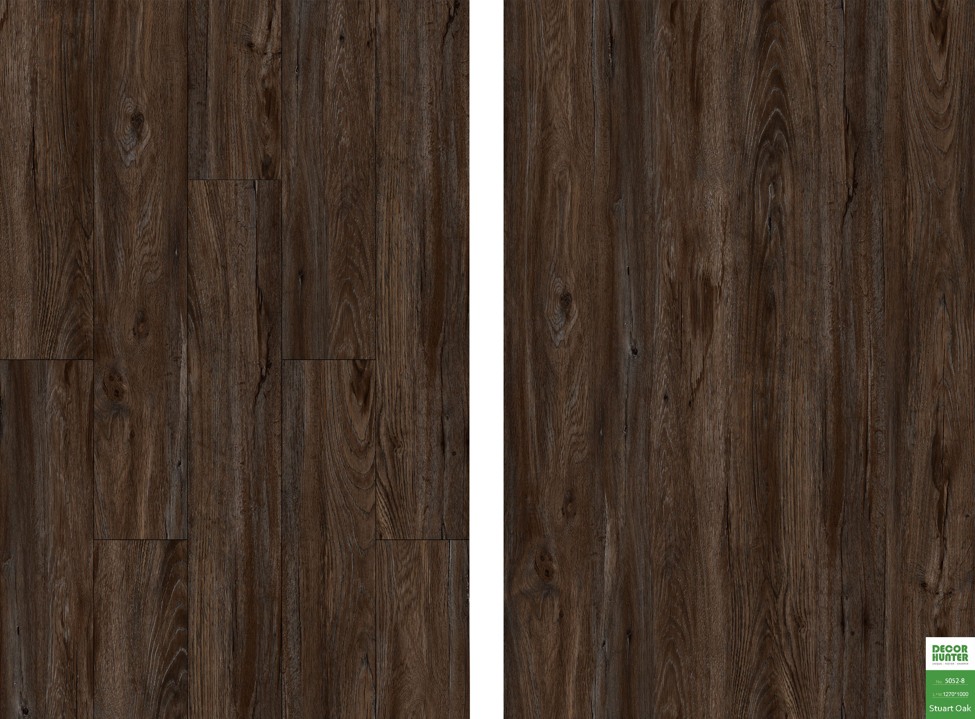 5052 Stuark Oak｜Wood Grain Vinyl Flooring Film