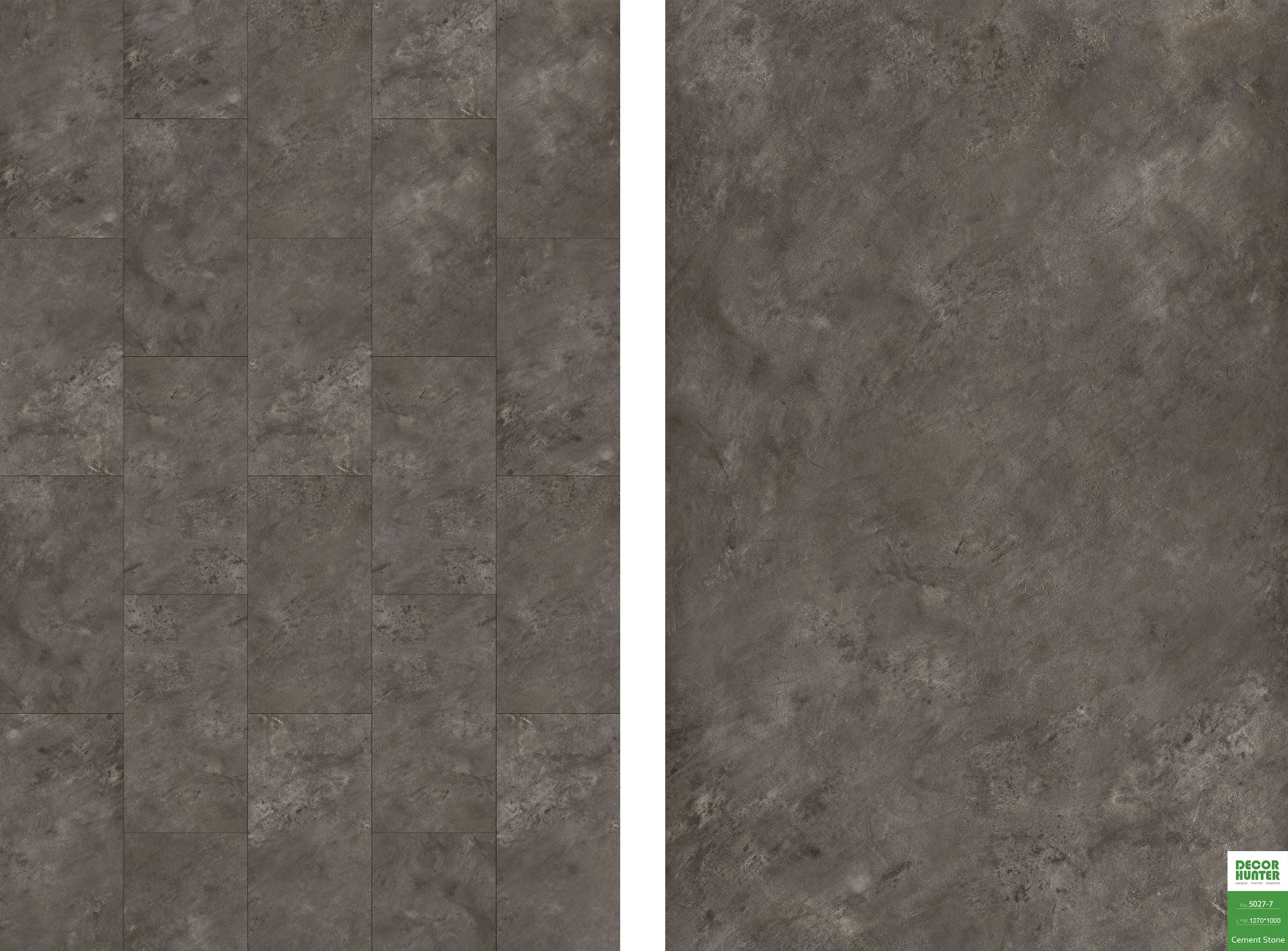 5027 Cement Stone｜Cement Pattern Vinyl Flooring Film