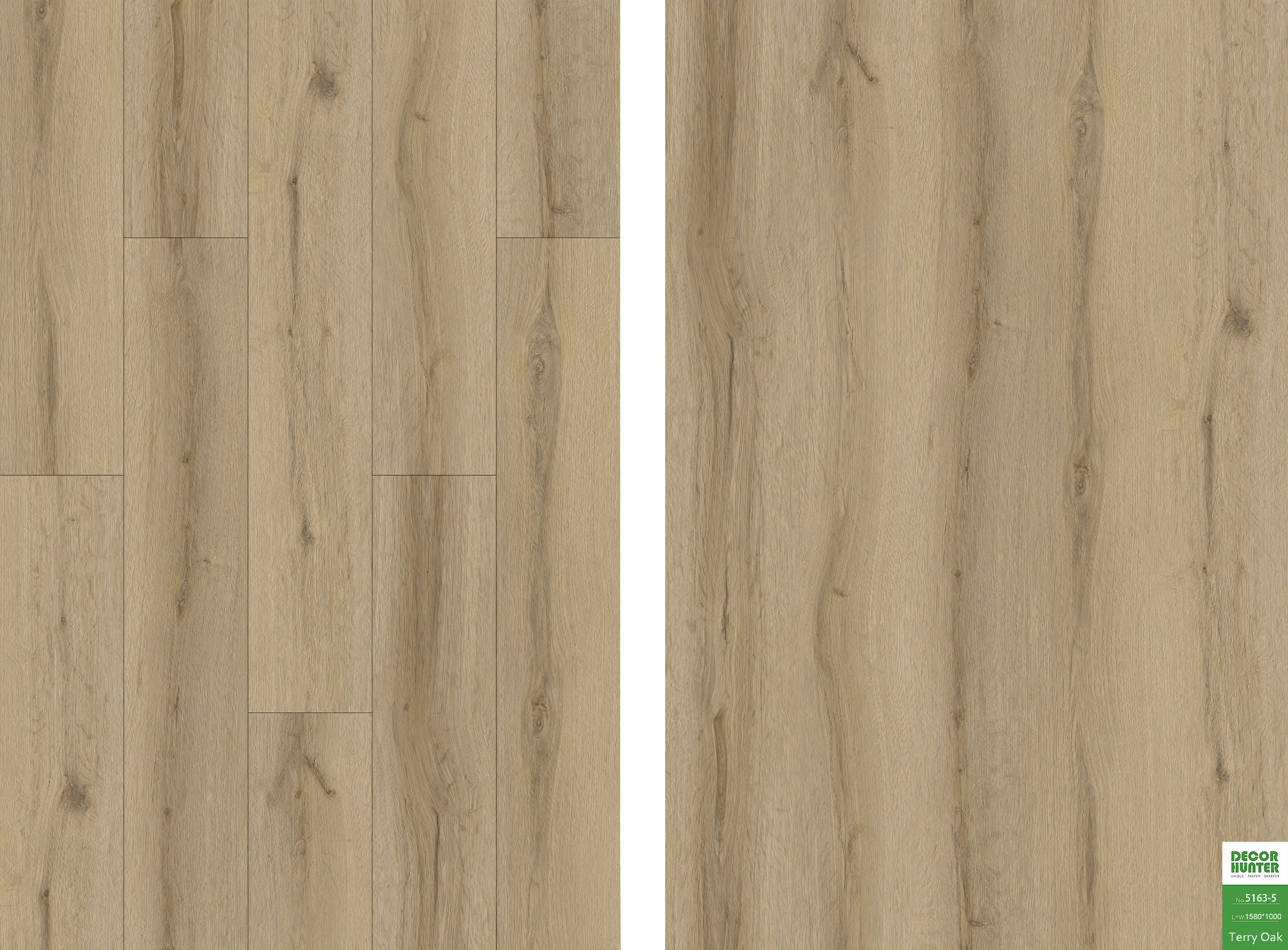 5163 Terry Oak｜Wood Grain Vinyl Flooring Film